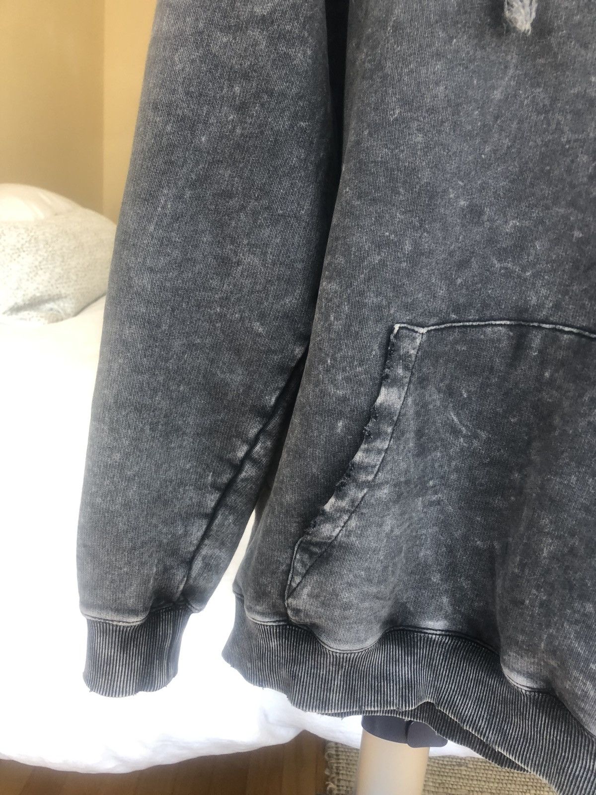 Hedi Slimane × Saint Laurent Paris Saint Laurent Grey Logo Hoodie size small Size US S / EU 44-46 / 1 - 6 Thumbnail