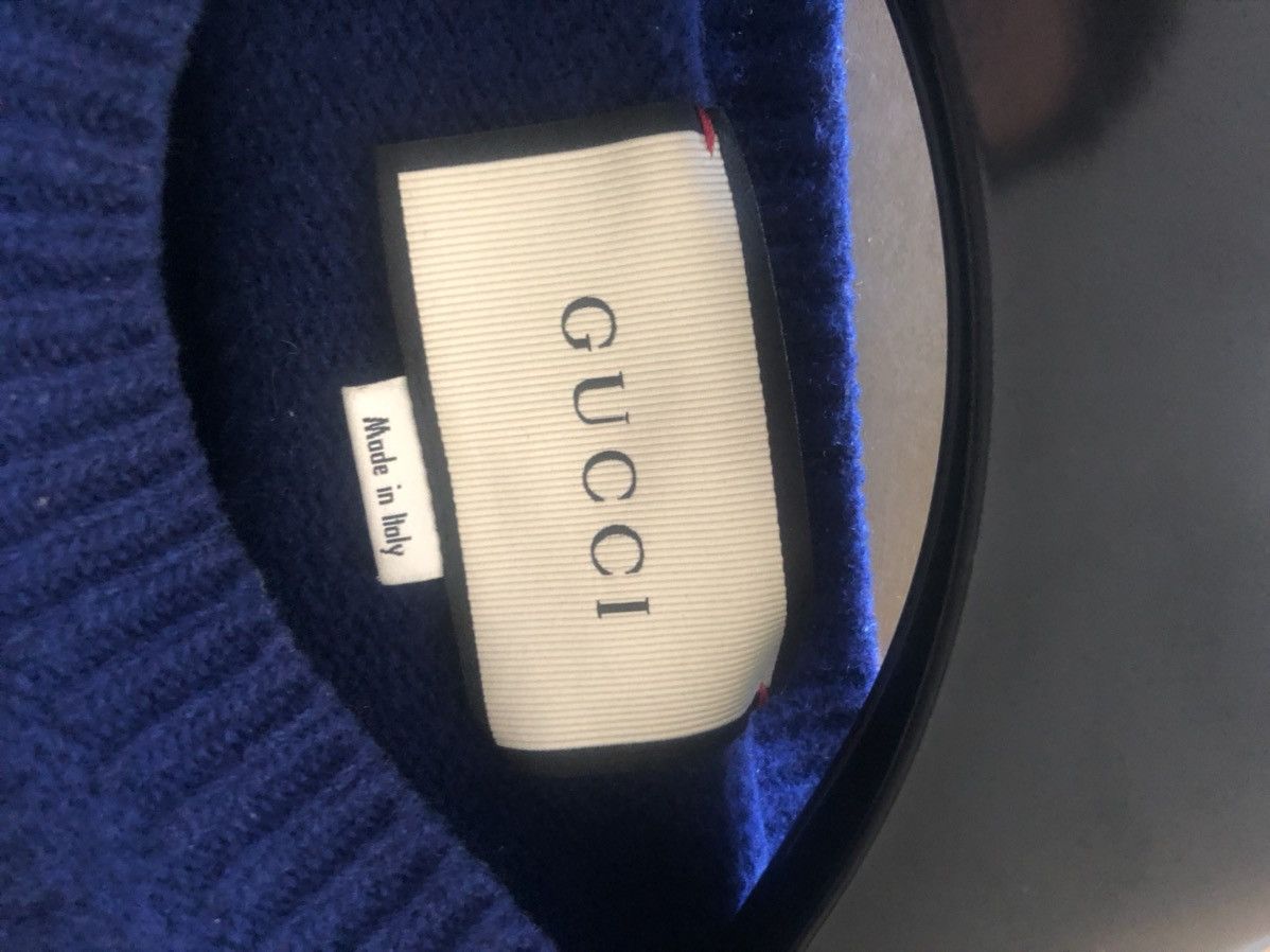 Gucci Gucci Wool Wolf embroidery animal sweater Size US M / EU 48-50 / 2 - 13 Thumbnail