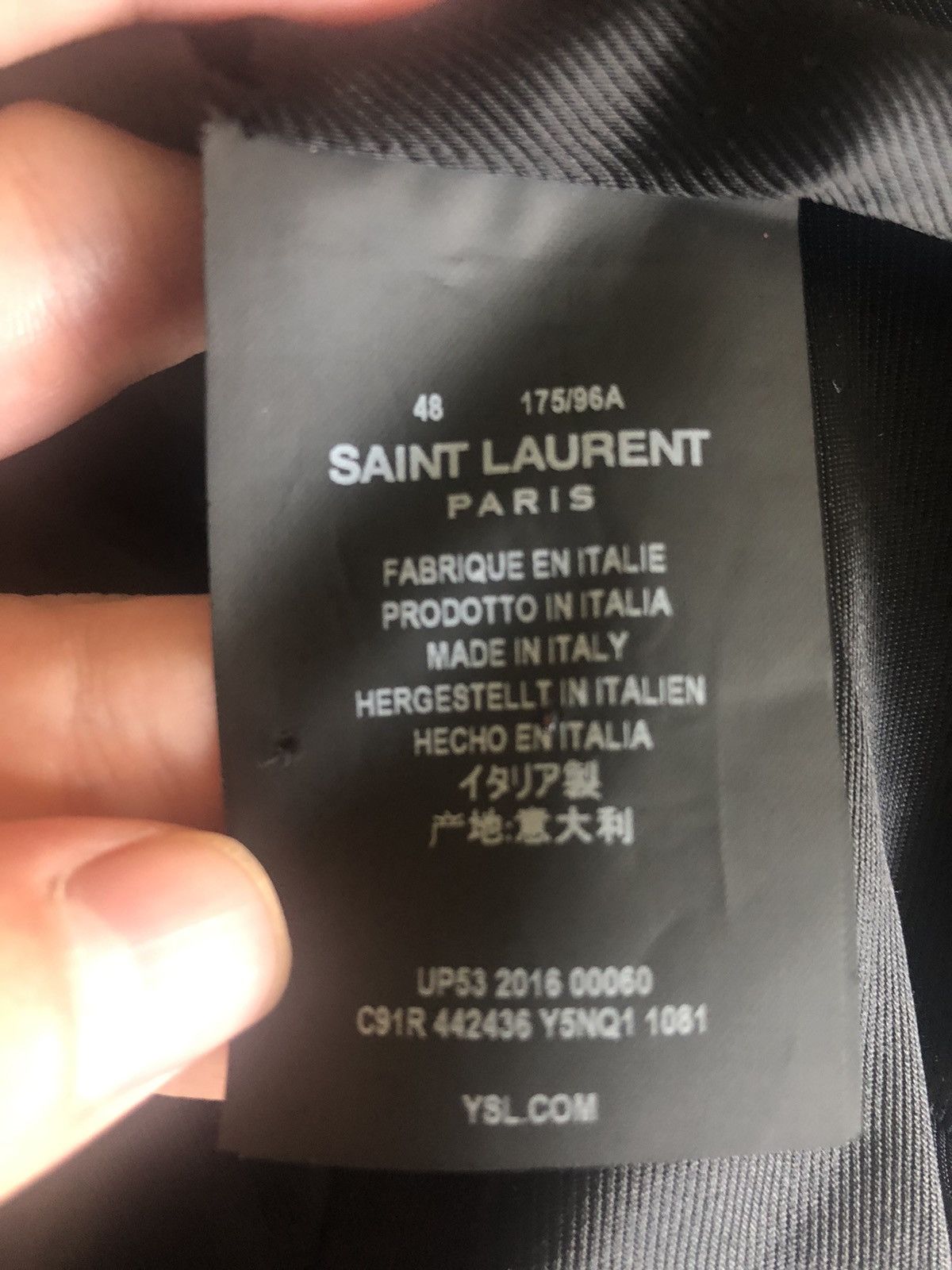 Hedi Slimane × Saint Laurent Paris Saint Laurent x Hedi Slimane studded leather teddy jacket Size US S / EU 44-46 / 1 - 18 Thumbnail