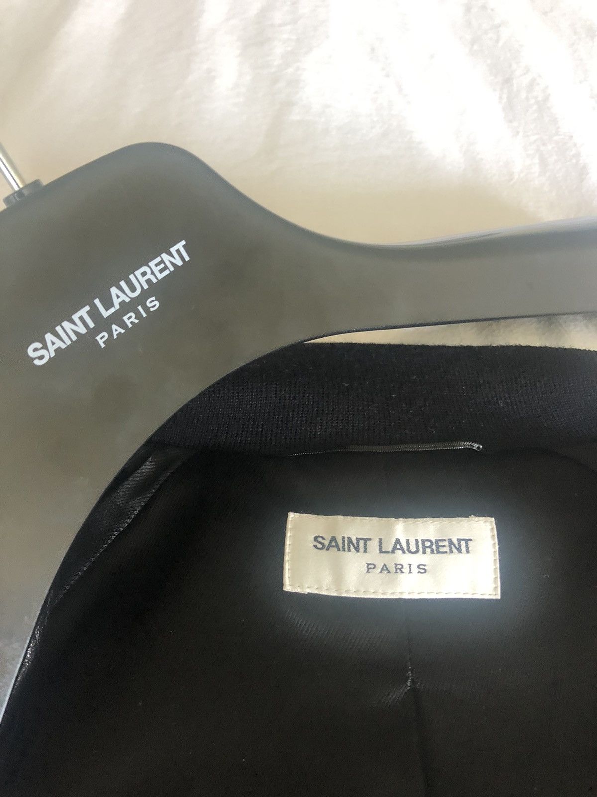 Hedi Slimane × Saint Laurent Paris Saint Laurent x Hedi Slimane studded leather teddy jacket Size US S / EU 44-46 / 1 - 14 Thumbnail