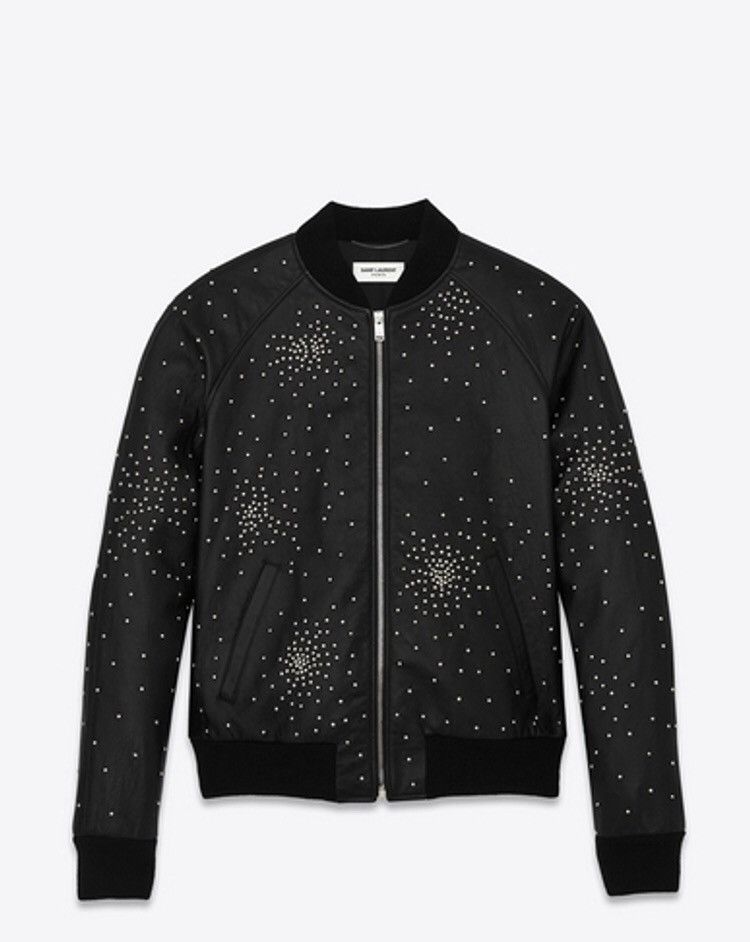 Hedi Slimane × Saint Laurent Paris Saint Laurent x Hedi Slimane studded leather teddy jacket Size US S / EU 44-46 / 1 - 15 Thumbnail