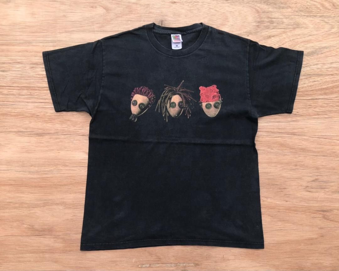 image of Band Tees x Fruit Of The Loom Vintage Band Tee Justified B1 in Black, Men's (Size Large)