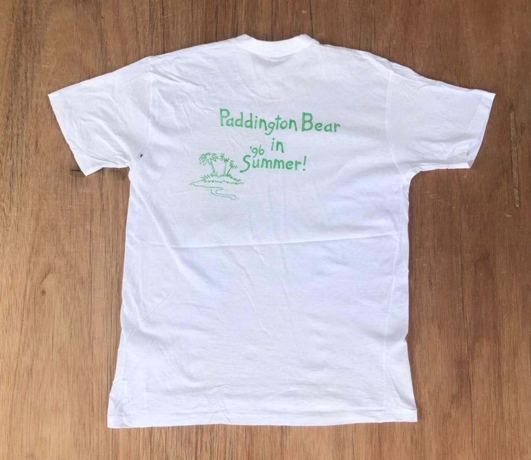 Vintage vintage tee Paddington bear in summer D1 Size US L / EU 52-54 / 3 - 3 Thumbnail