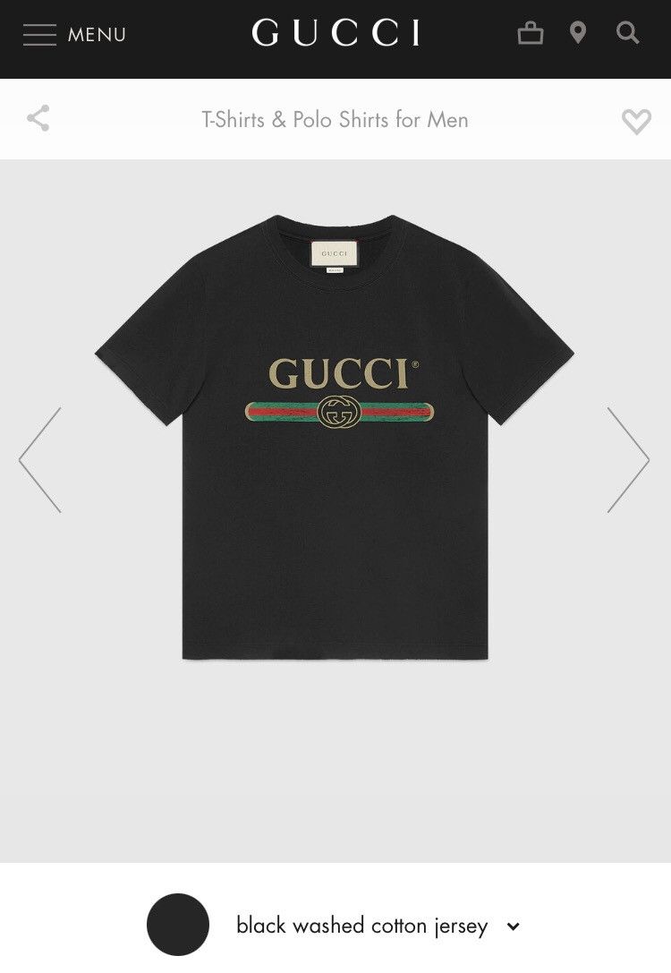Gucci Gucci GG monogram Logo tee shirt Size US S / EU 44-46 / 1 - 9 Thumbnail