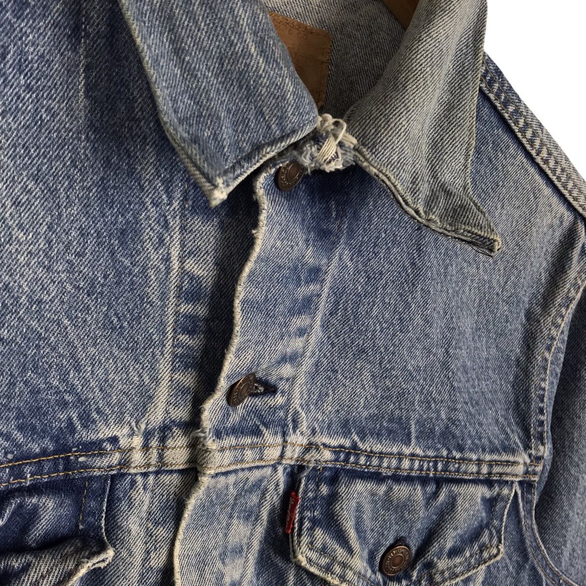 Levi's Vintage Levi's Usa Seasoned Denim Trucker Jacket Size US M / EU 48-50 / 2 - 8 Thumbnail