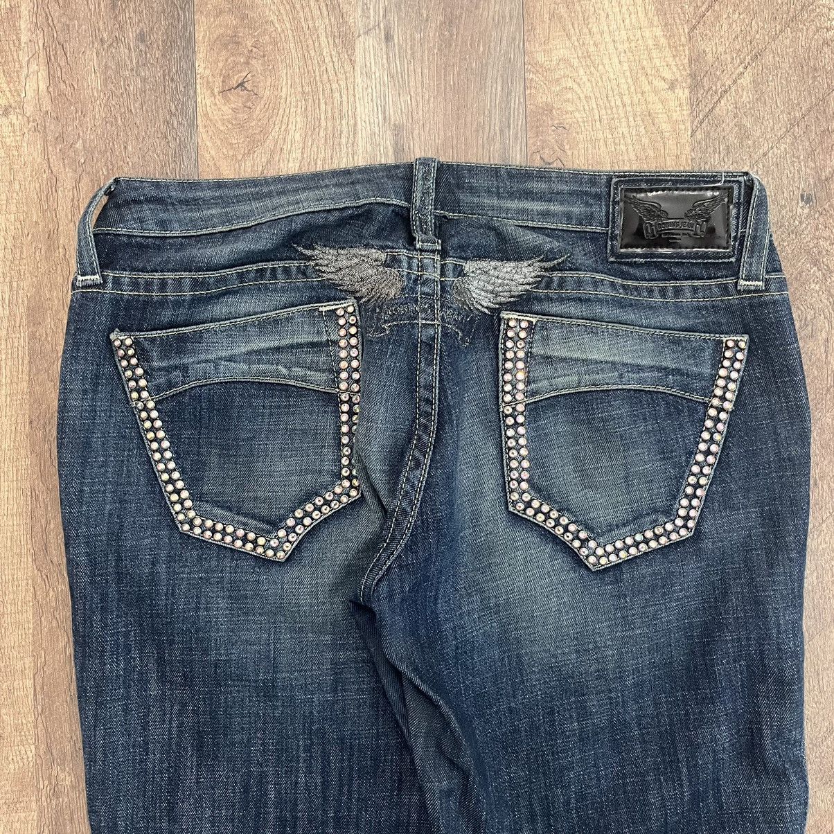 Robins Jeans 29 waist bedazzled pockets