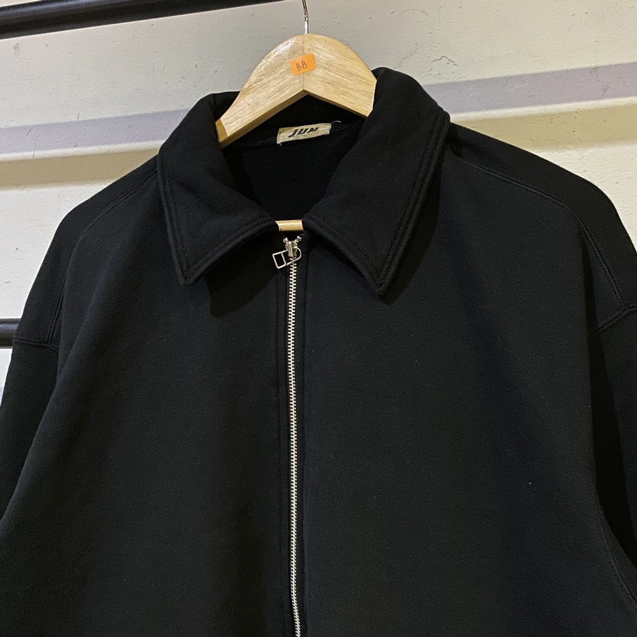 Japanese Brand × Vintage VINTAGE RARE‼️Junmen Japanese Brand Plain Zipper Sweaters Size US L / EU 52-54 / 3 - 3 Thumbnail
