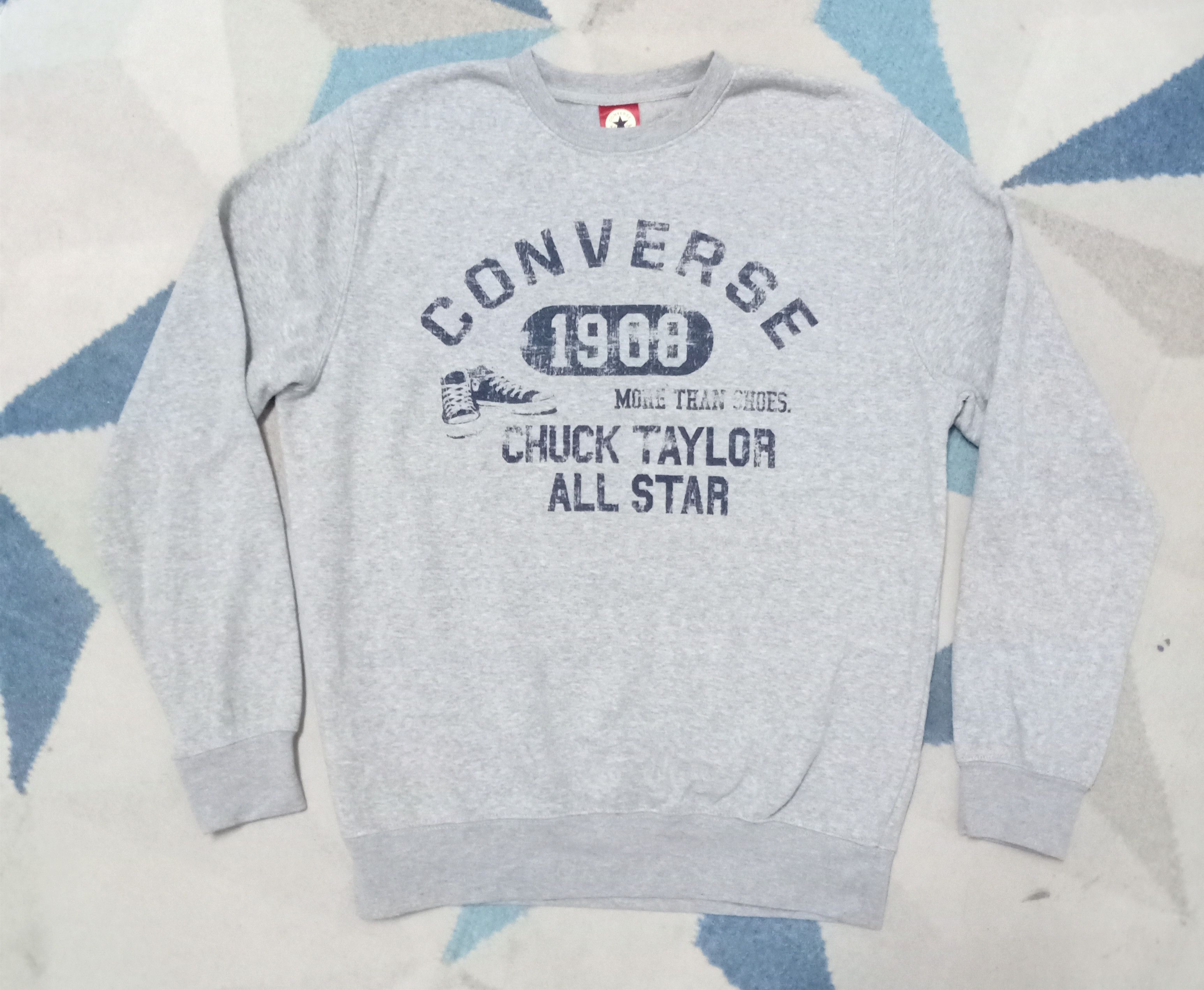 image of Converse All Star Chuck Taylor Jumper in Grey, Men's (Size Large)
