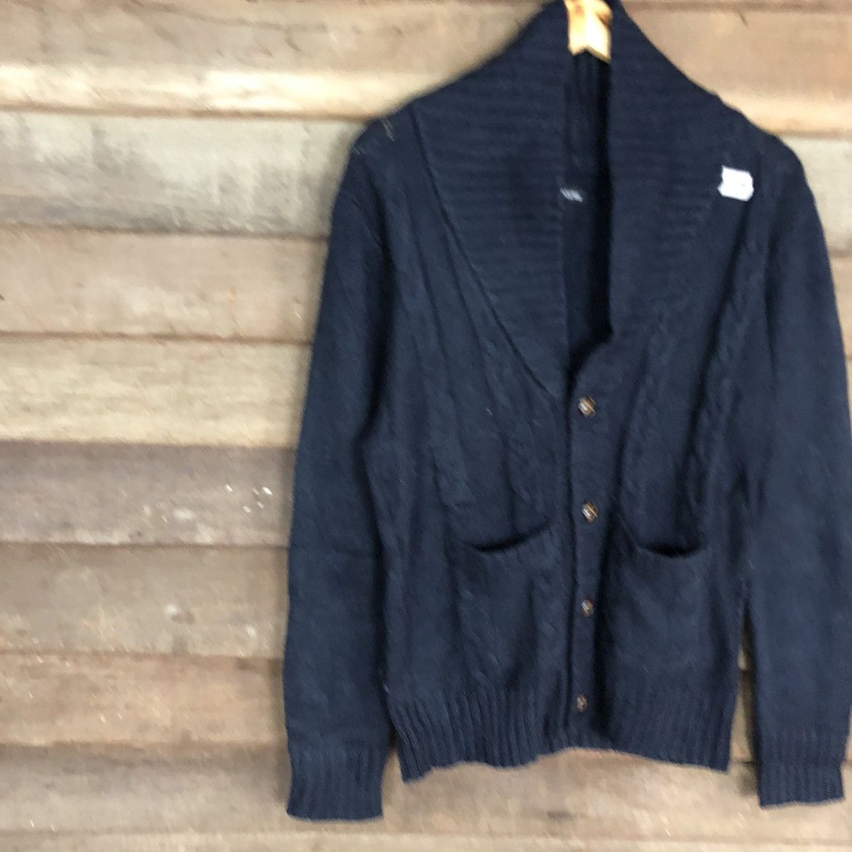 Aran Isles Knitwear Spiral News Black cable aran isle Knit Cardigan #5720 Size US M / EU 48-50 / 2 - 7 Thumbnail