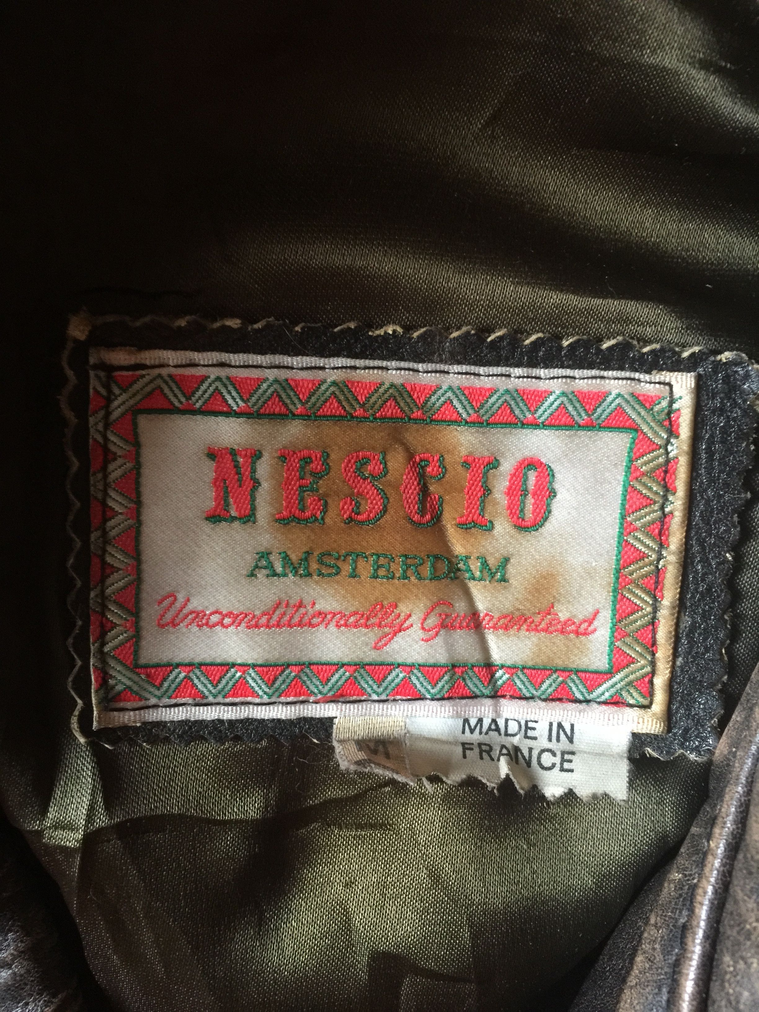 Vintage 🔥Rare🔥Nescio Amsterdam Ramones Biker Punk Jacket Size US M / EU 48-50 / 2 - 5 Thumbnail