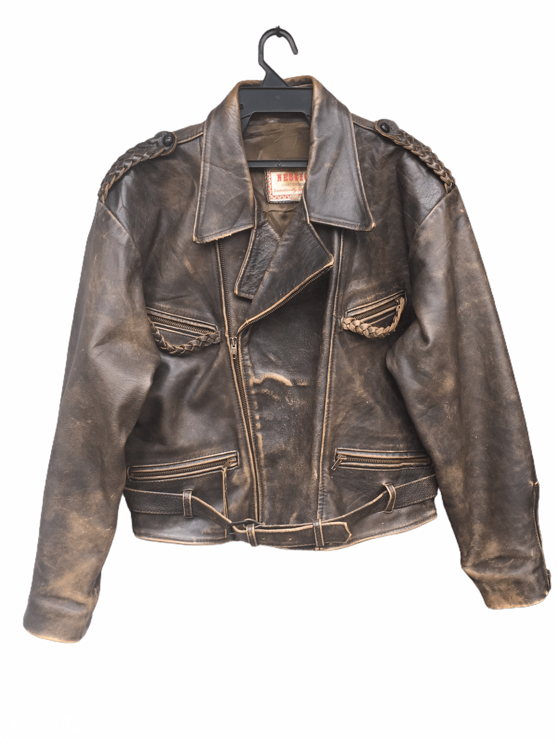 Vintage 🔥Rare🔥Nescio Amsterdam Ramones Biker Punk Jacket Size US M / EU 48-50 / 2 - 1 Thumbnail