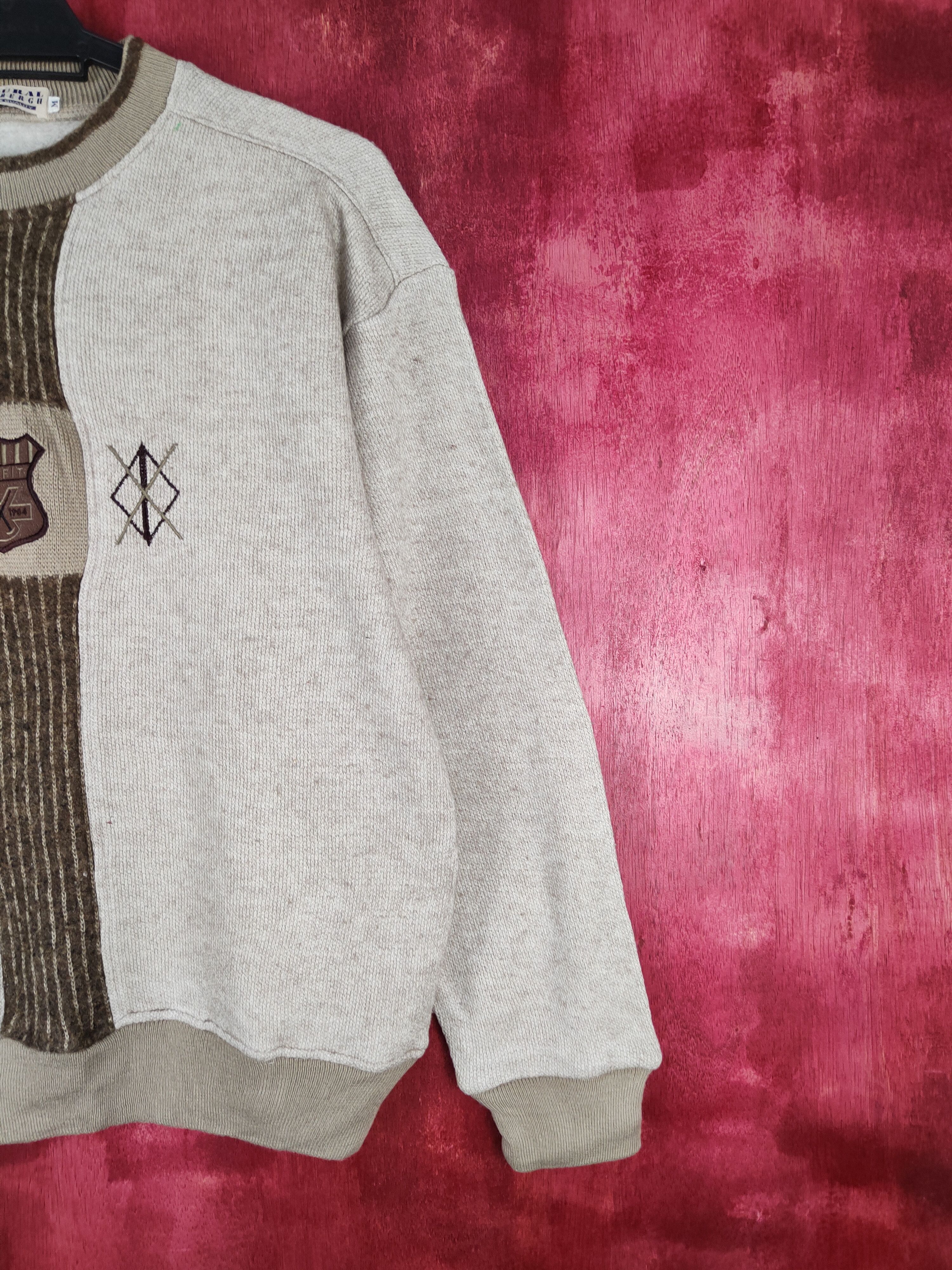 Japanese Brand Natural Lindbergh Brown vintage Sweatshirt #299B Size US M / EU 48-50 / 2 - 6 Thumbnail