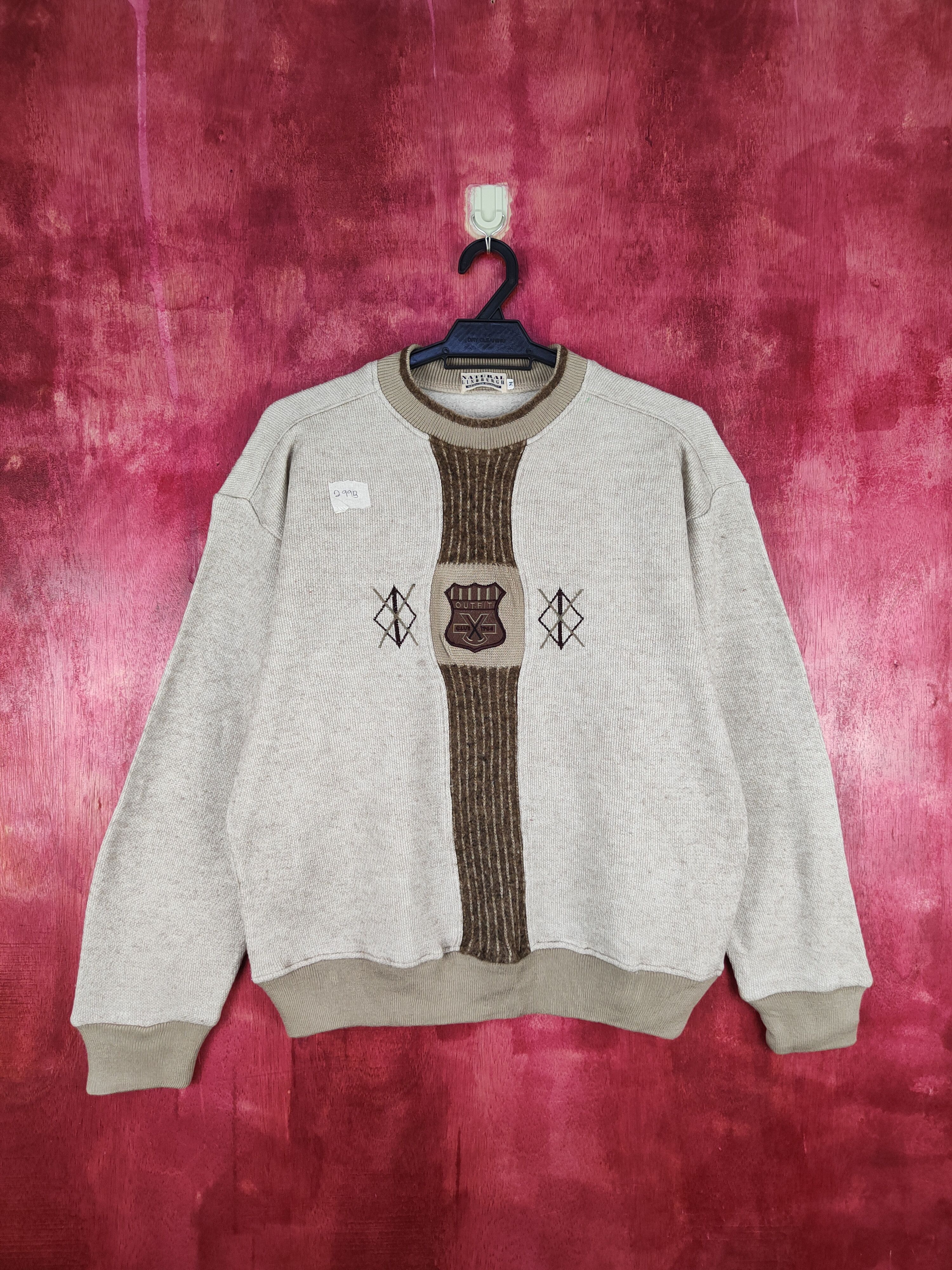 Japanese Brand Natural Lindbergh Brown vintage Sweatshirt #299B Size US M / EU 48-50 / 2 - 1 Thumbnail