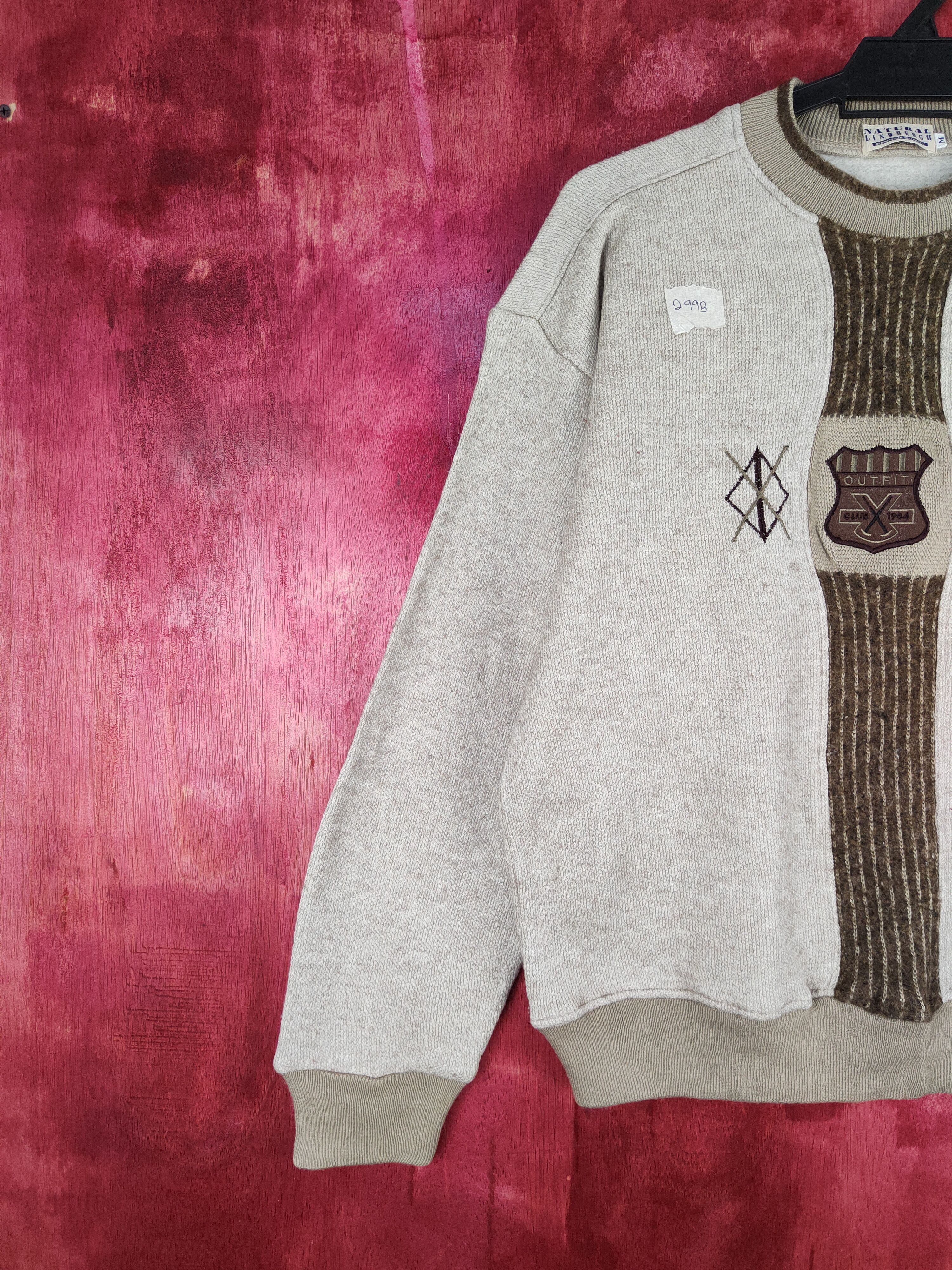 Japanese Brand Natural Lindbergh Brown vintage Sweatshirt #299B Size US M / EU 48-50 / 2 - 4 Thumbnail