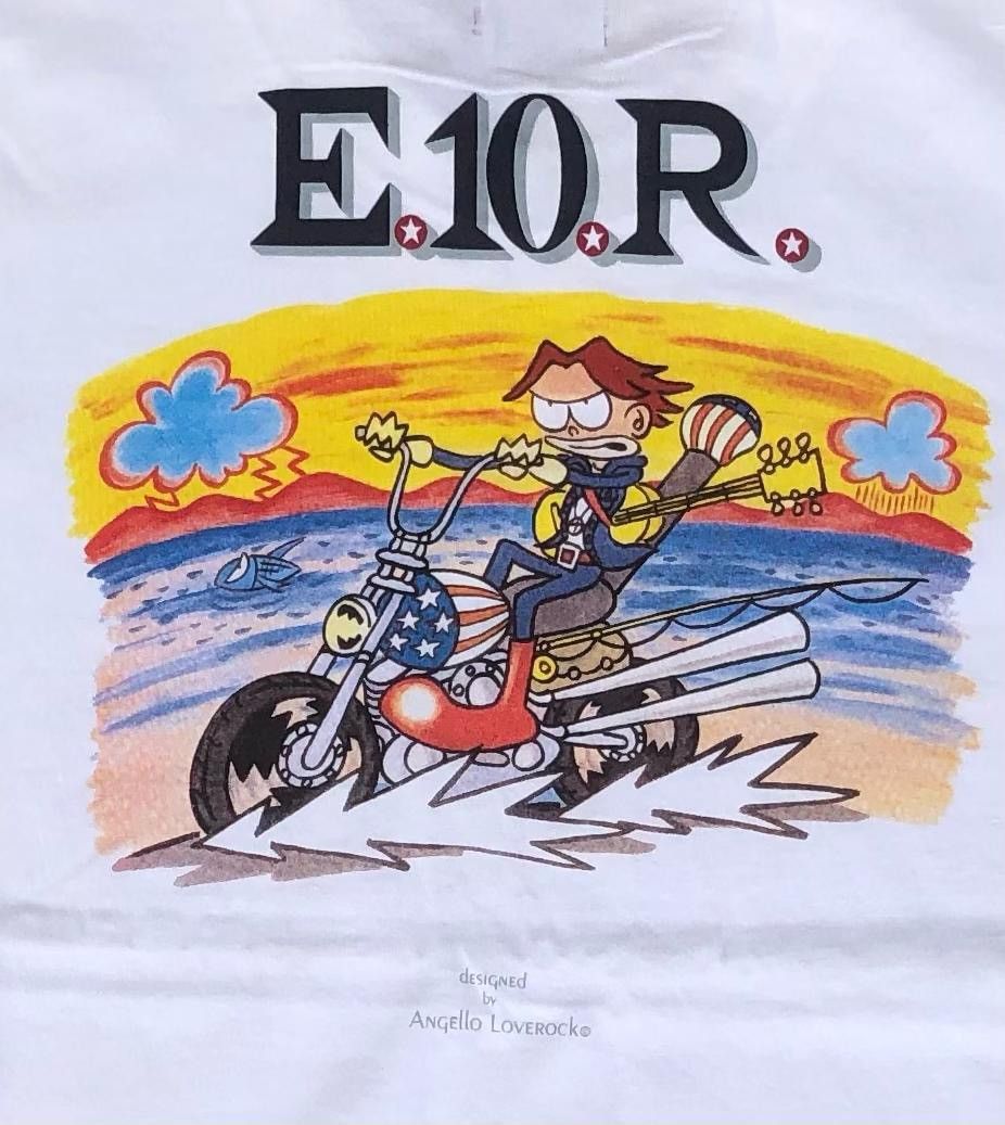 Vintage vintage tee Angelo Loverock D1 Size US L / EU 52-54 / 3 - 2 Thumbnail