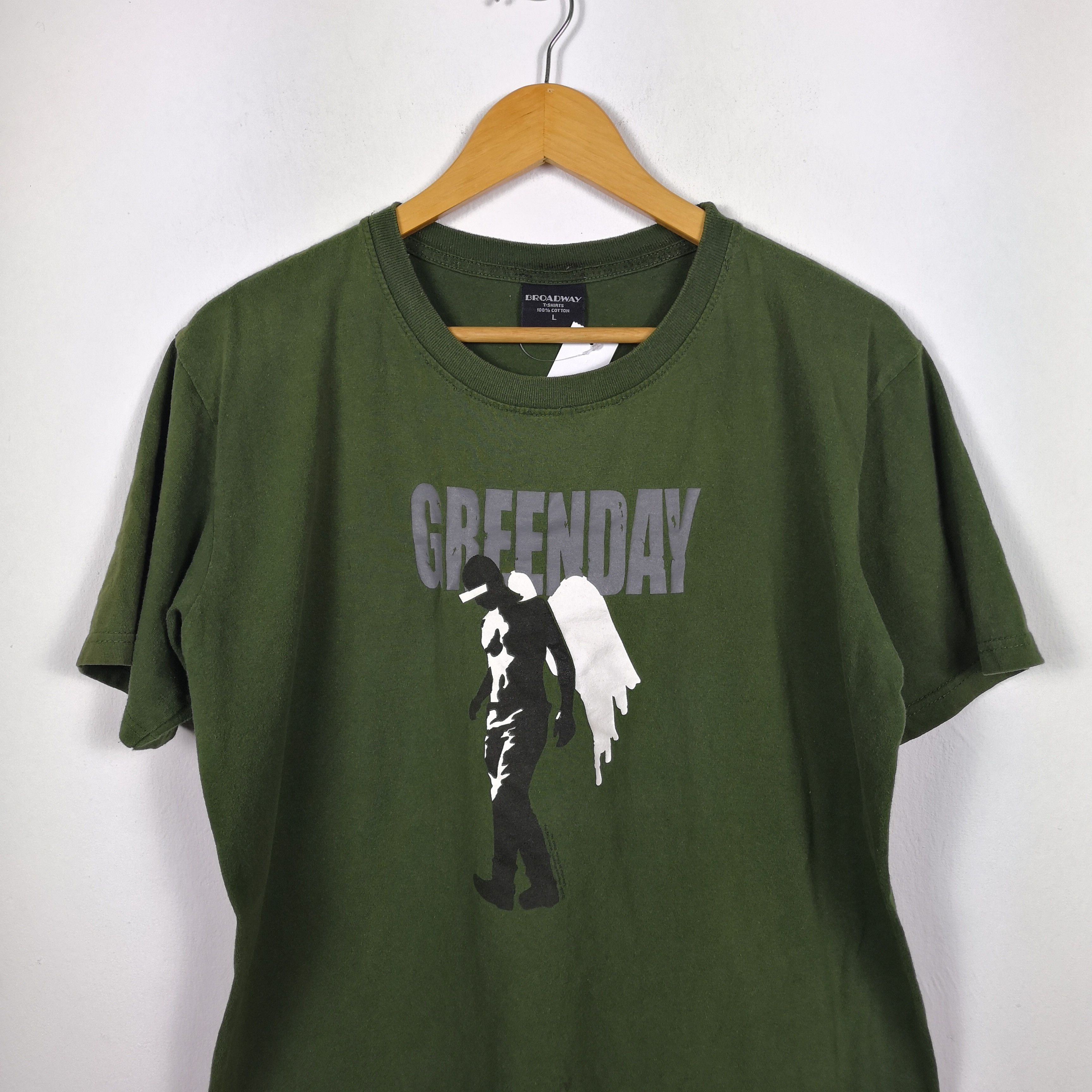 Band Tees × Vintage Green Day T-Shirt American Punk Rock Band Tee | BS17894 Size US L / EU 52-54 / 3 - 2 Thumbnail