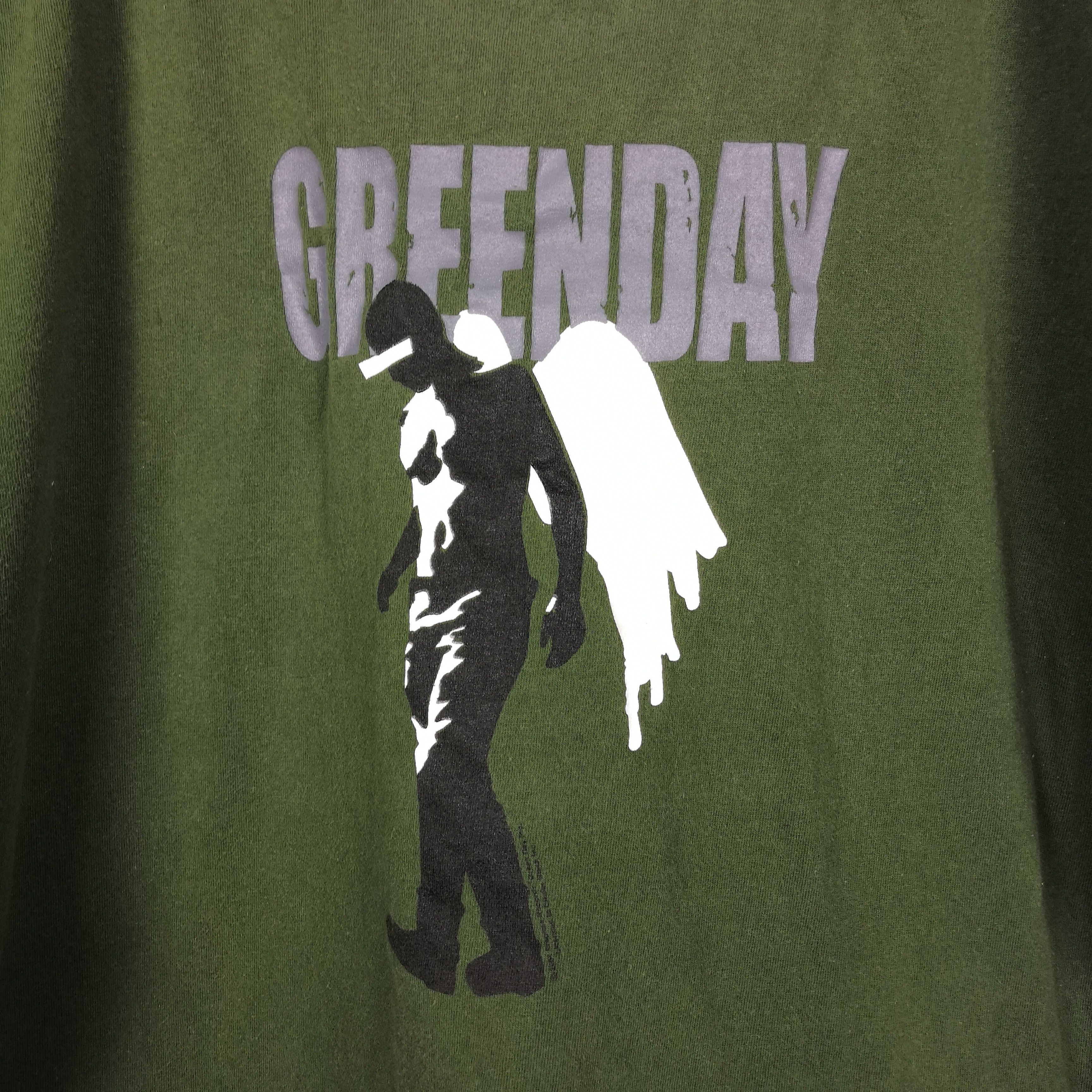 Band Tees × Vintage Green Day T-Shirt American Punk Rock Band Tee | BS17894 Size US L / EU 52-54 / 3 - 3 Thumbnail