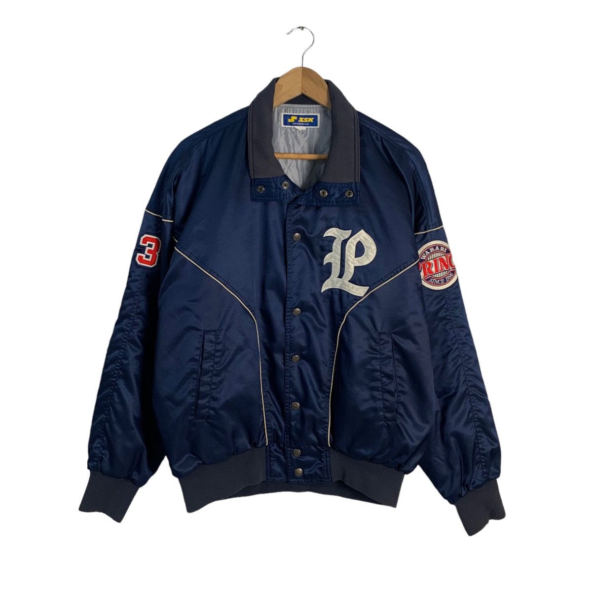Japanese Brand Warabo Prince Baseball Jacket Size US L / EU 52-54 / 3 - 1 Thumbnail
