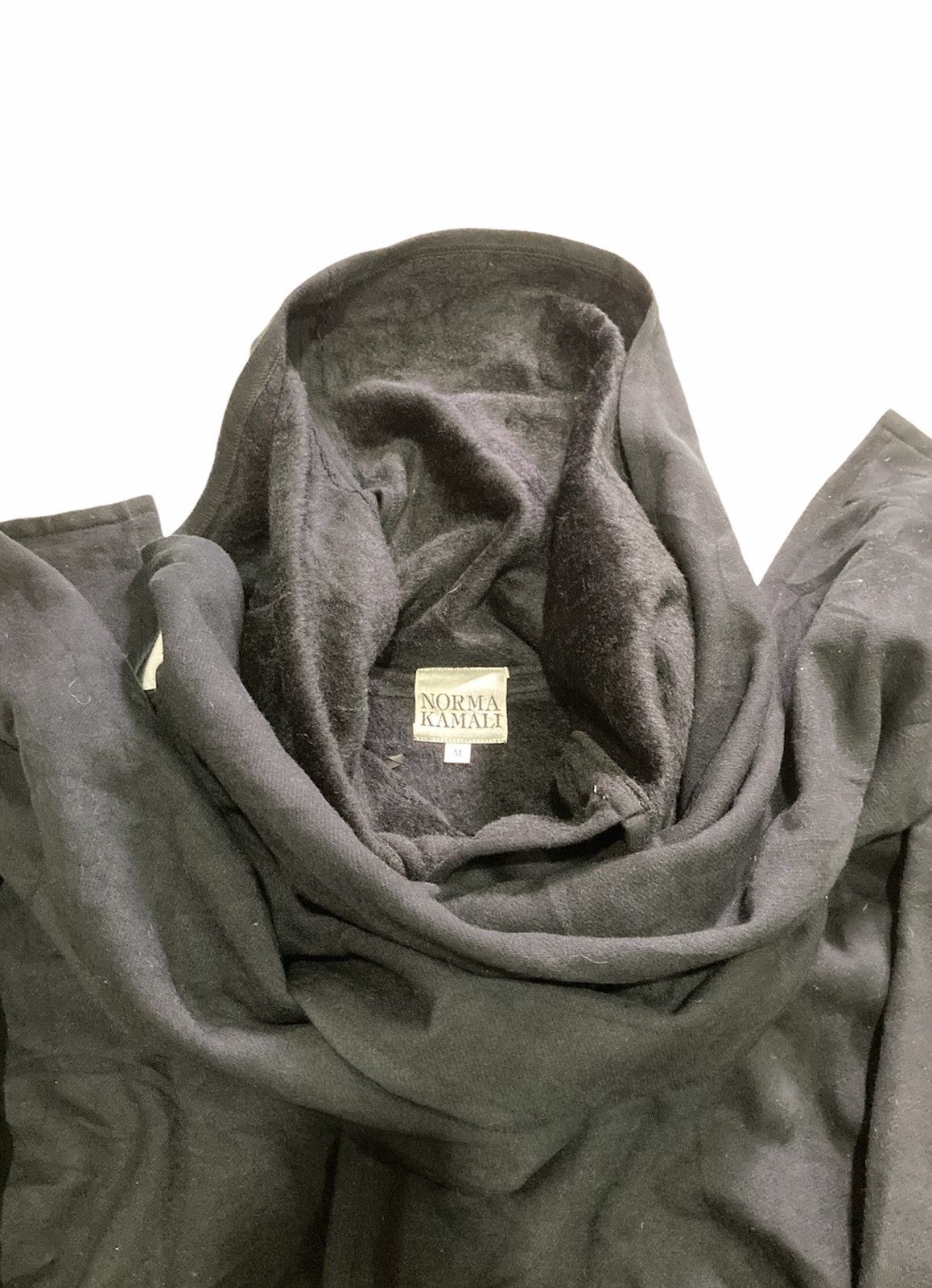 Japanese Brand NORMA KAMALI WOOL SCARF JACKET Size US L / EU 52-54 / 3 - 3 Thumbnail