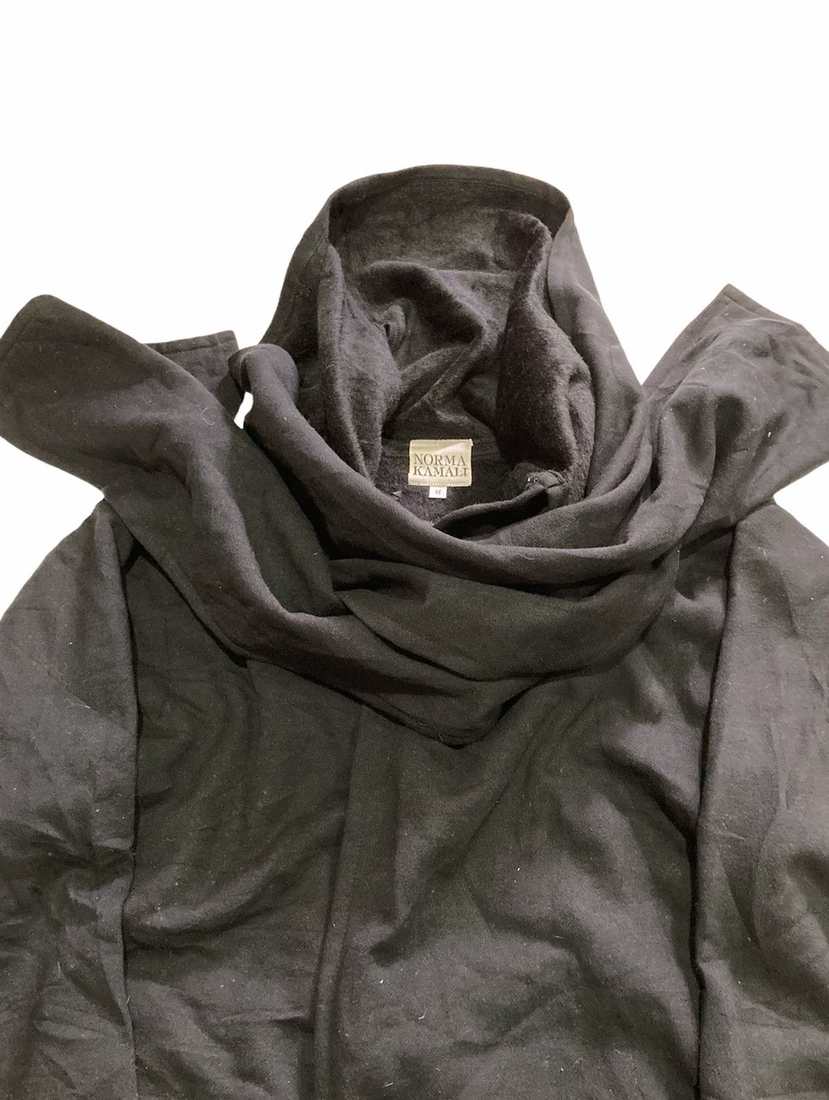 Japanese Brand NORMA KAMALI WOOL SCARF JACKET Size US L / EU 52-54 / 3 - 2 Thumbnail