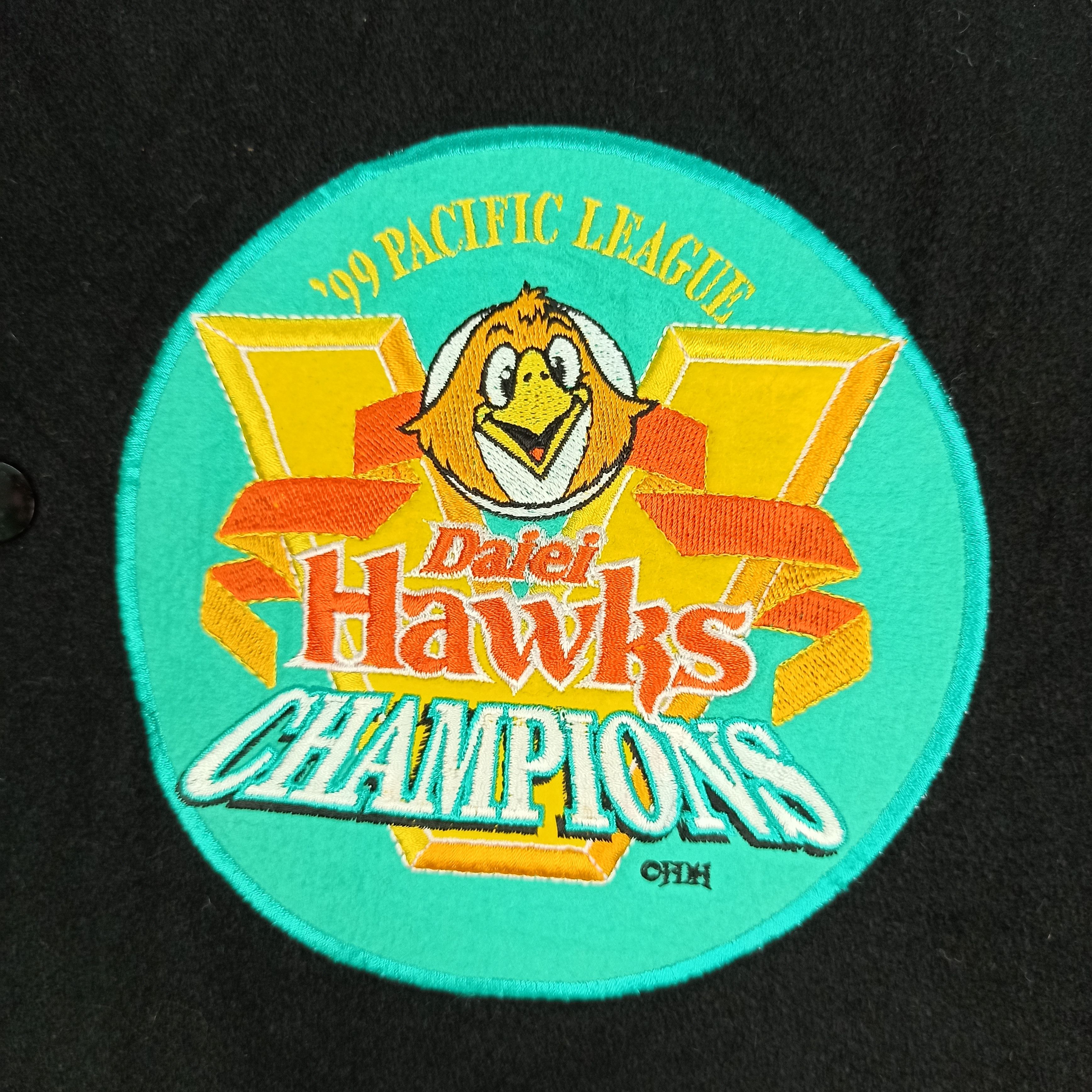 Japanese Brand Vtg '99 PACIFIC LEAGUE DAIEI HAWKS CHAMPIONS VARSITY Size US L / EU 52-54 / 3 - 3 Thumbnail