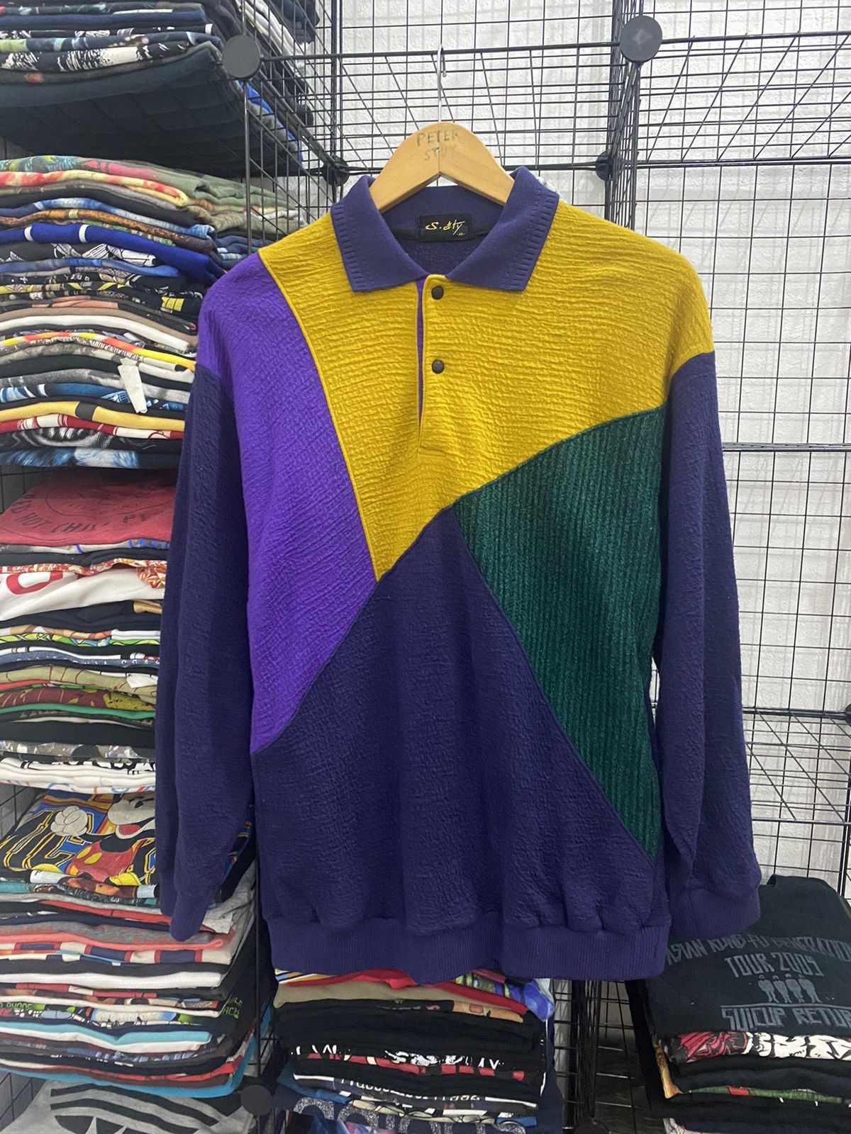 Japanese Brand × Vintage Vintage X. City Sweater Nice Design for Style Size US M / EU 48-50 / 2 - 1 Thumbnail