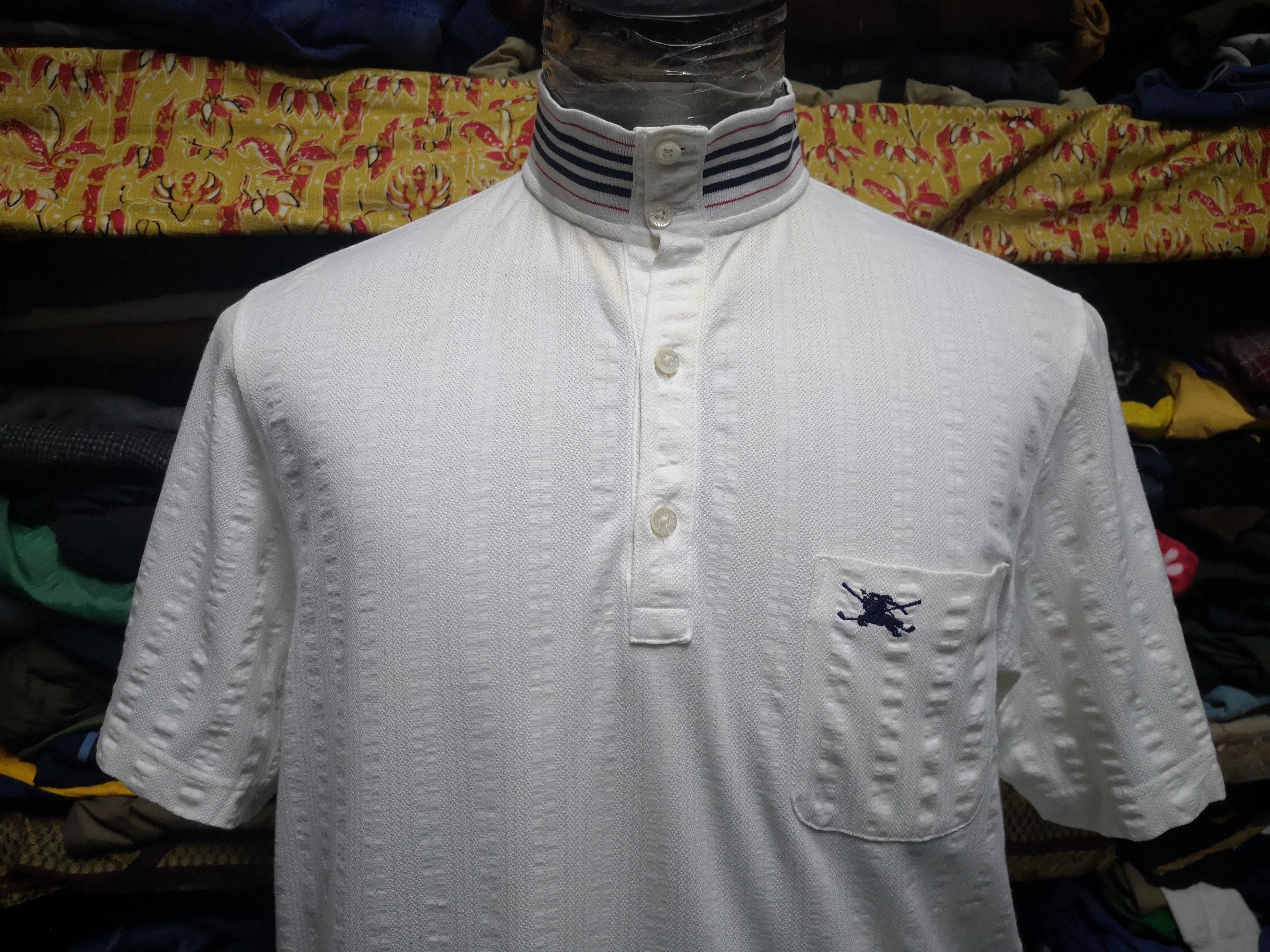 Burberry × Designer Burberry Golf Shirt single pocket Size US XL / EU 56 / 4 - 3 Thumbnail
