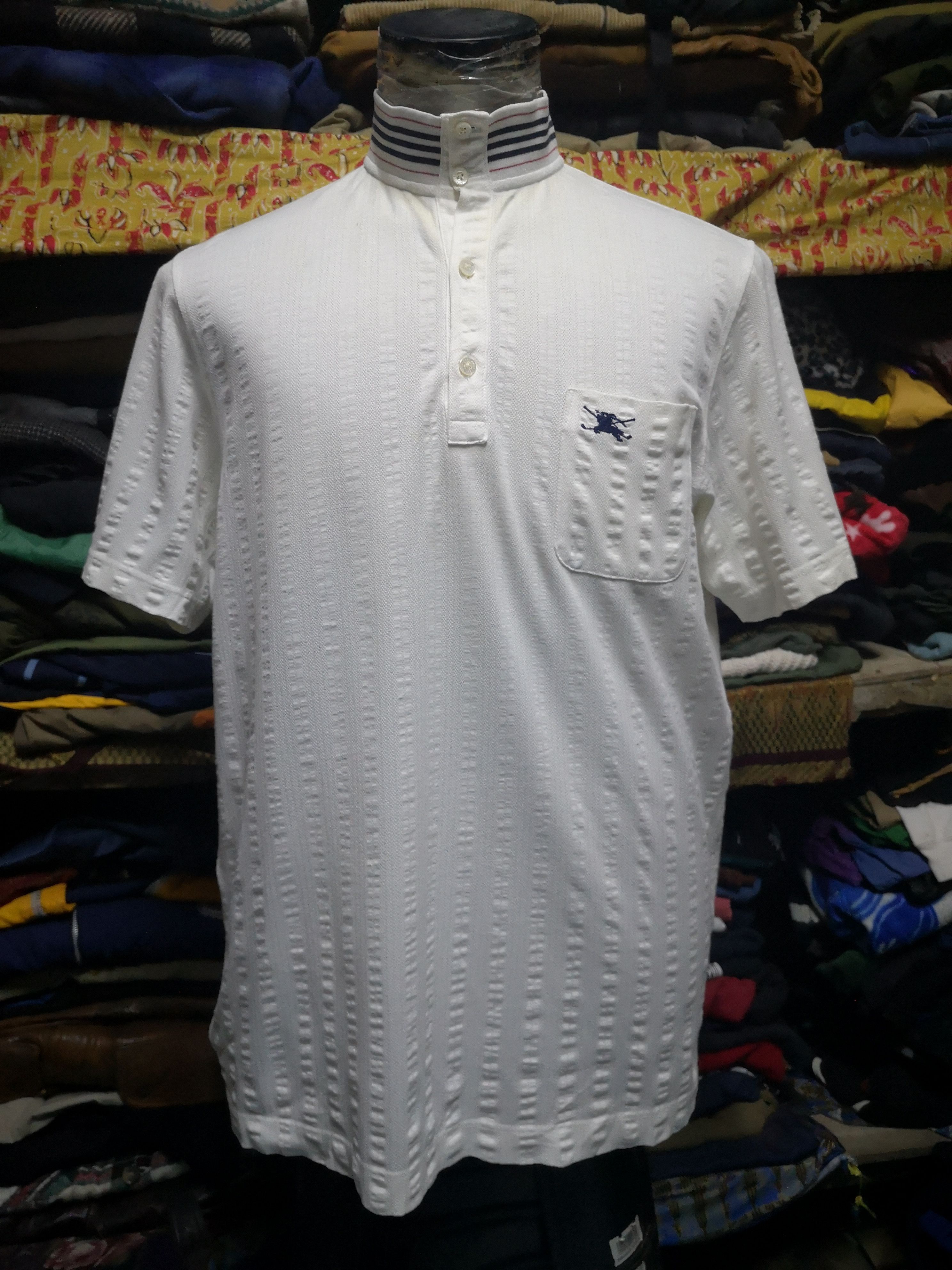Burberry × Designer Burberry Golf Shirt single pocket Size US XL / EU 56 / 4 - 1 Thumbnail
