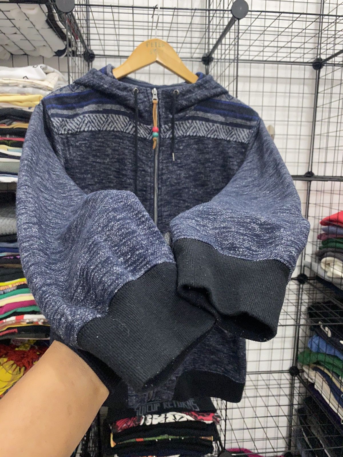 Japanese Brand Power to the people culture mix Hoddies sweater Size US L / EU 52-54 / 3 - 6 Thumbnail