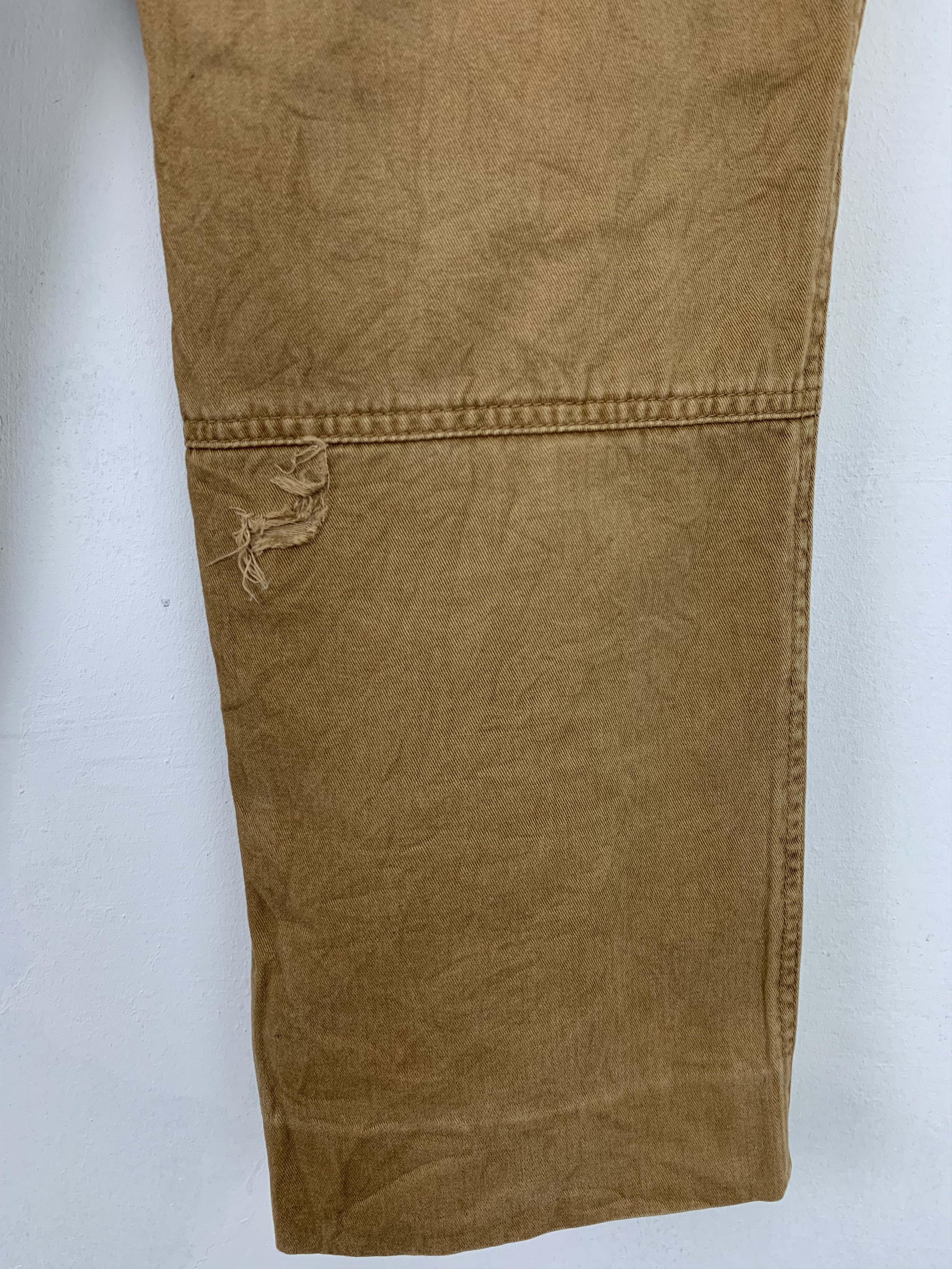 Japanese Brand Cargo Pants TS Design Brown Multipocket Vtg Streetwear Size US 29 - 19 Thumbnail
