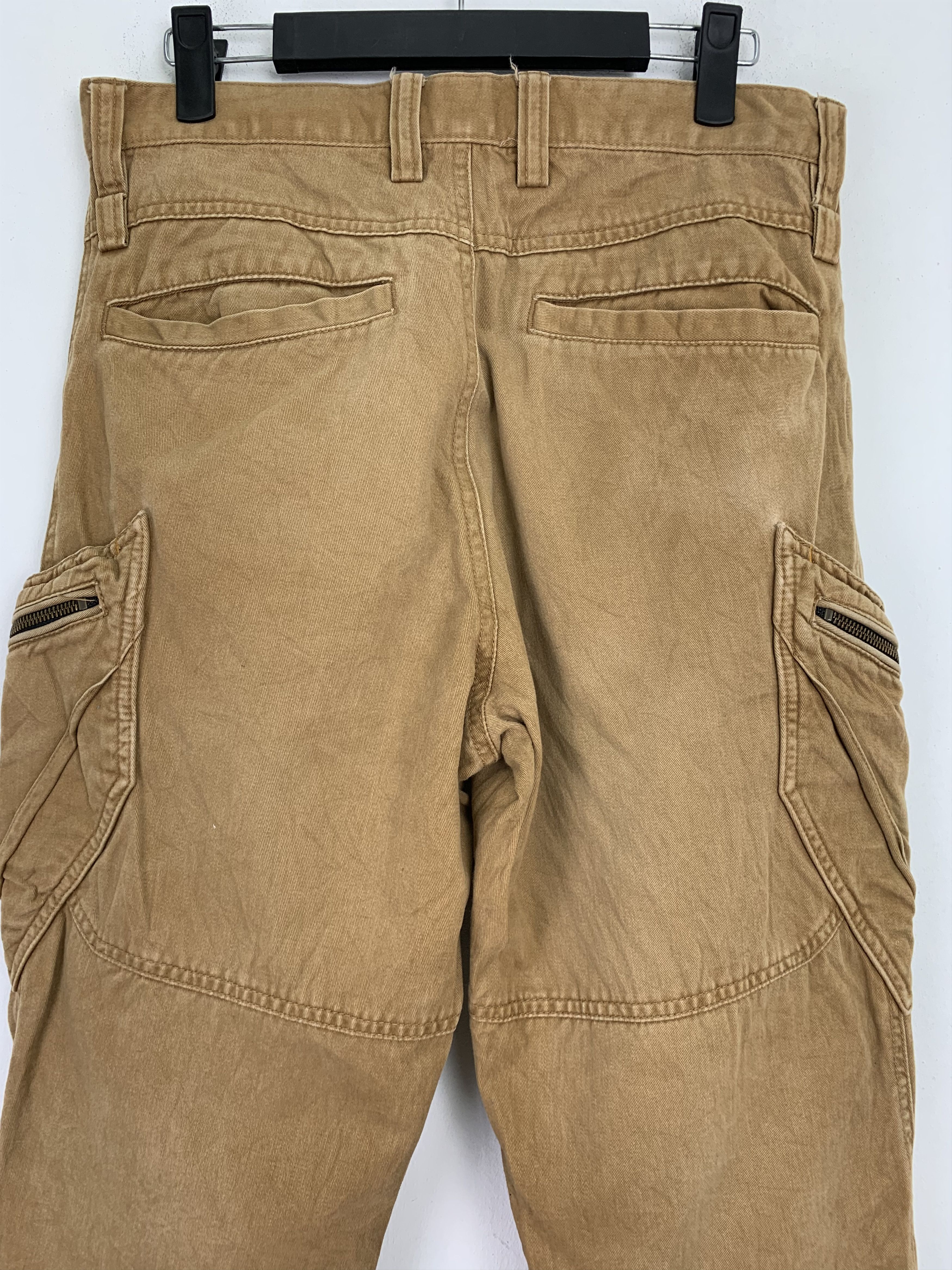 Japanese Brand Cargo Pants TS Design Brown Multipocket Vtg Streetwear Size US 29 - 14 Thumbnail