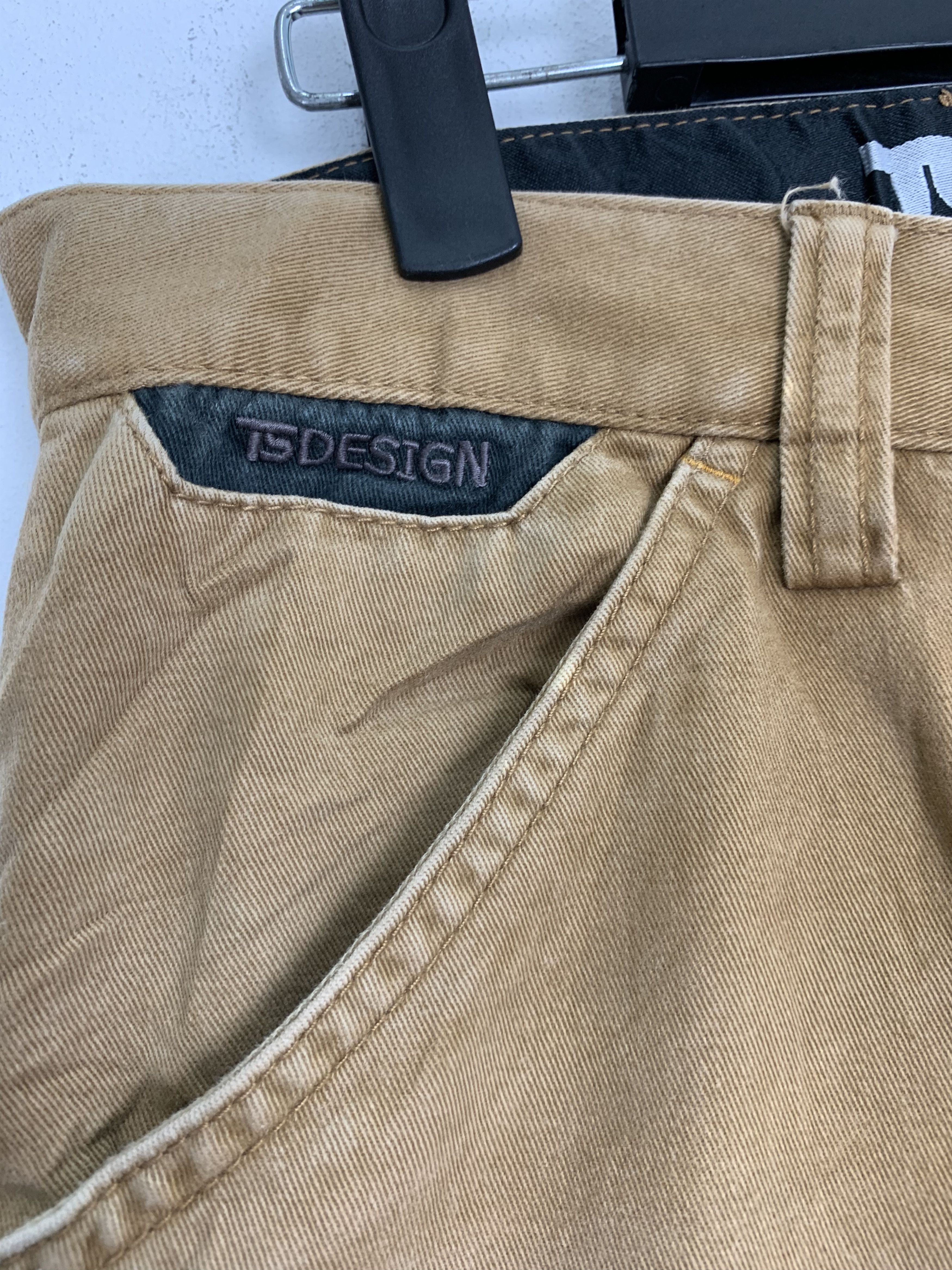 Japanese Brand Cargo Pants TS Design Brown Multipocket Vtg Streetwear Size US 29 - 10 Thumbnail