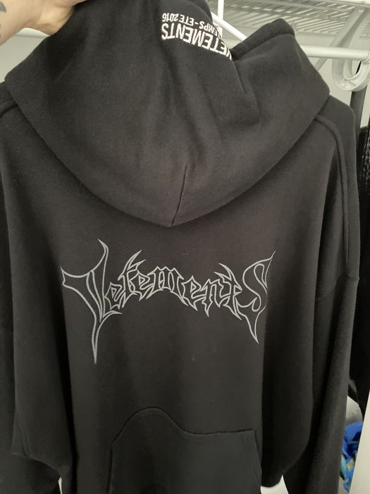 Vetements Vetements OG reversible metal logo hoodie Grailed