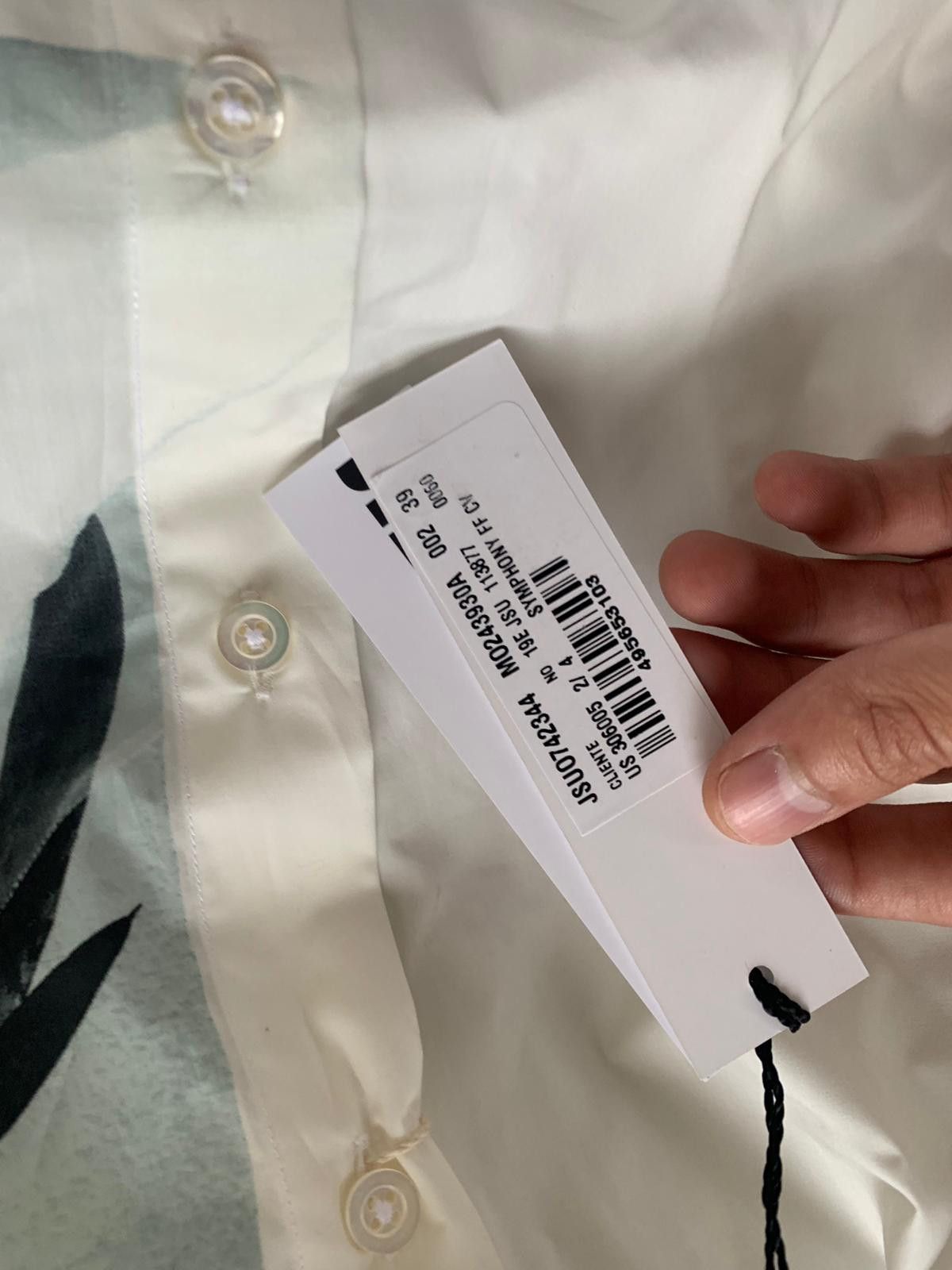 Jil Sander Symphony FF Button Up in white Size US S / EU 44-46 / 1 - 17 Thumbnail