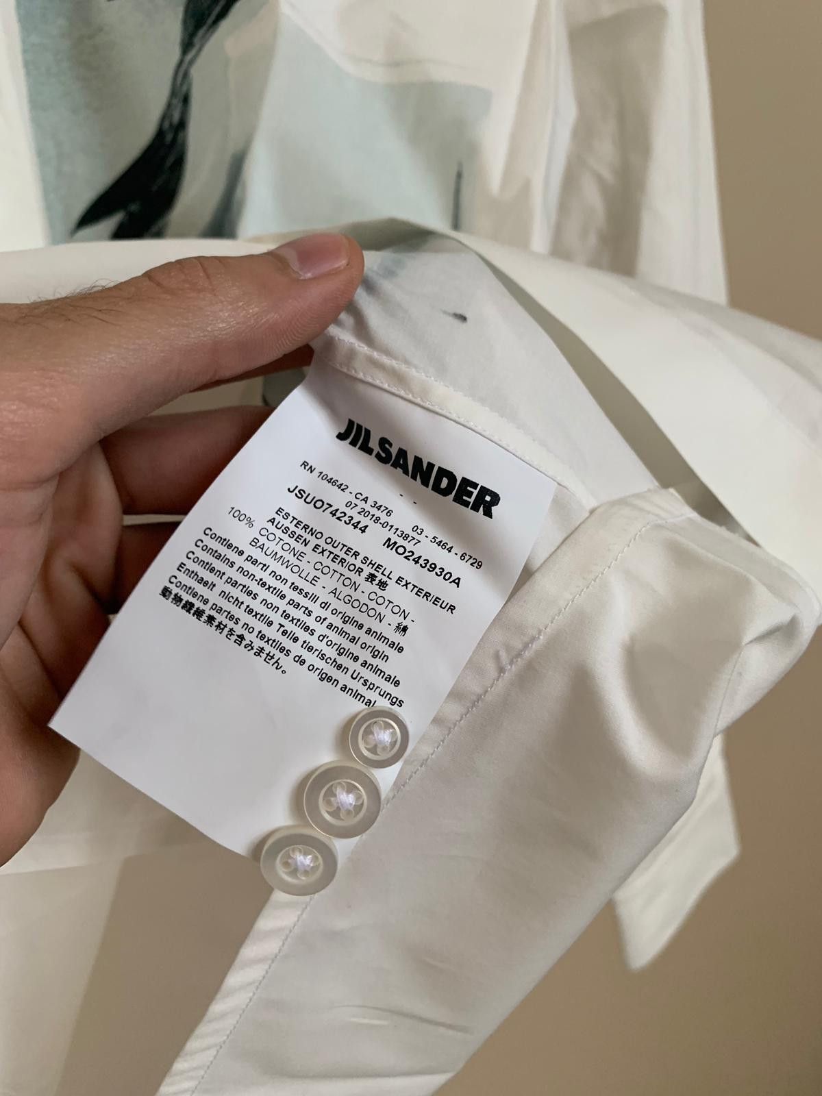 Jil Sander Symphony FF Button Up in white Size US S / EU 44-46 / 1 - 11 Thumbnail
