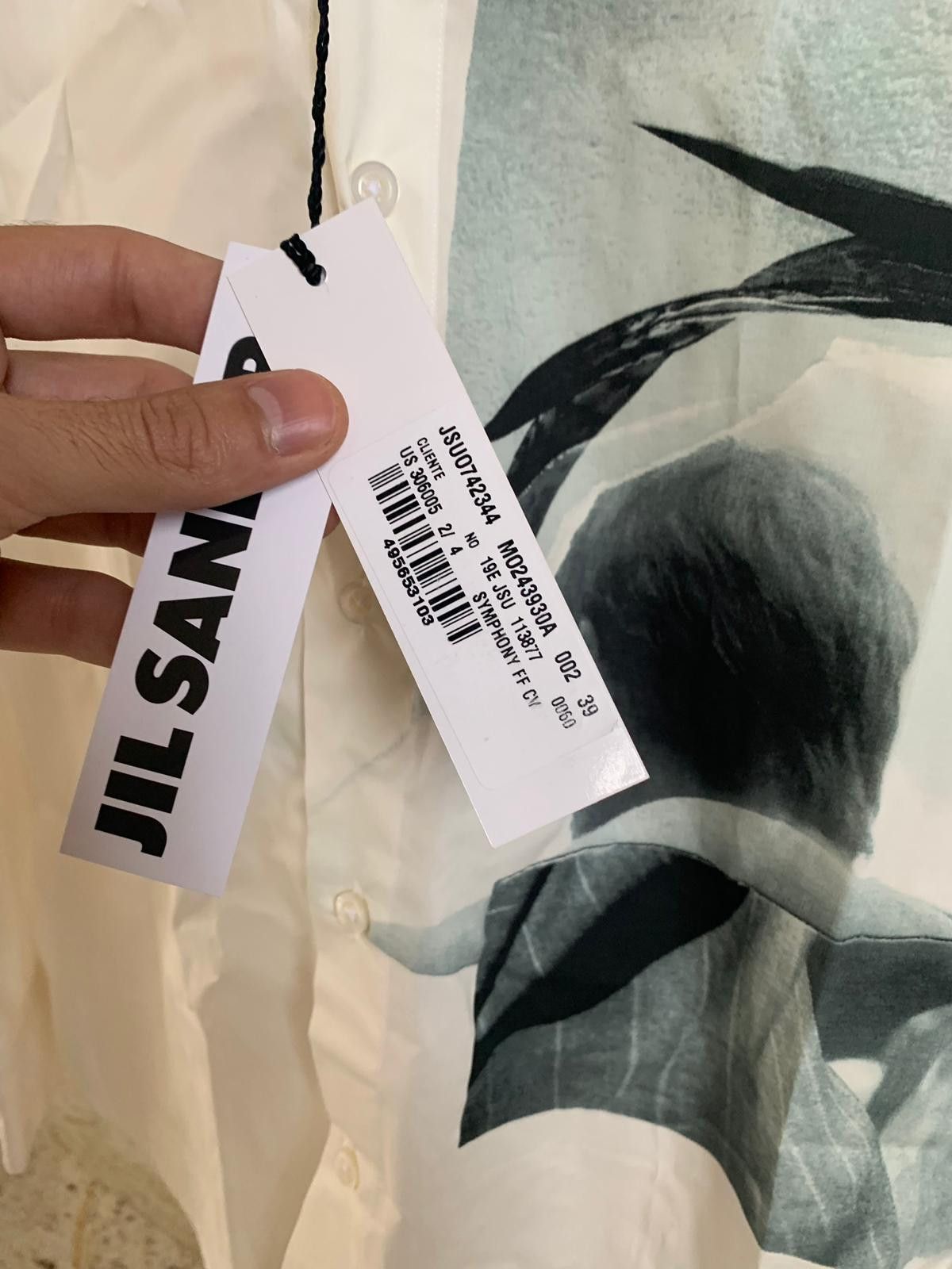 Jil Sander Symphony FF Button Up in white Size US S / EU 44-46 / 1 - 8 Thumbnail