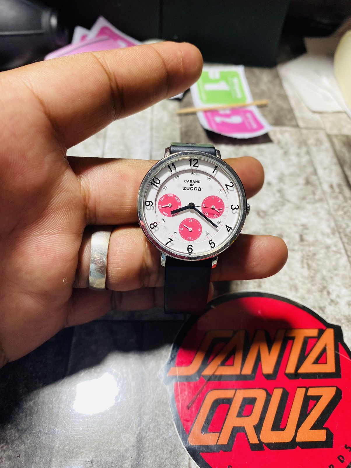 CABANE de ZUCCA 腕時計 赤血球 CABANE DE ZUCCA QUARTZ LADIES WATCH