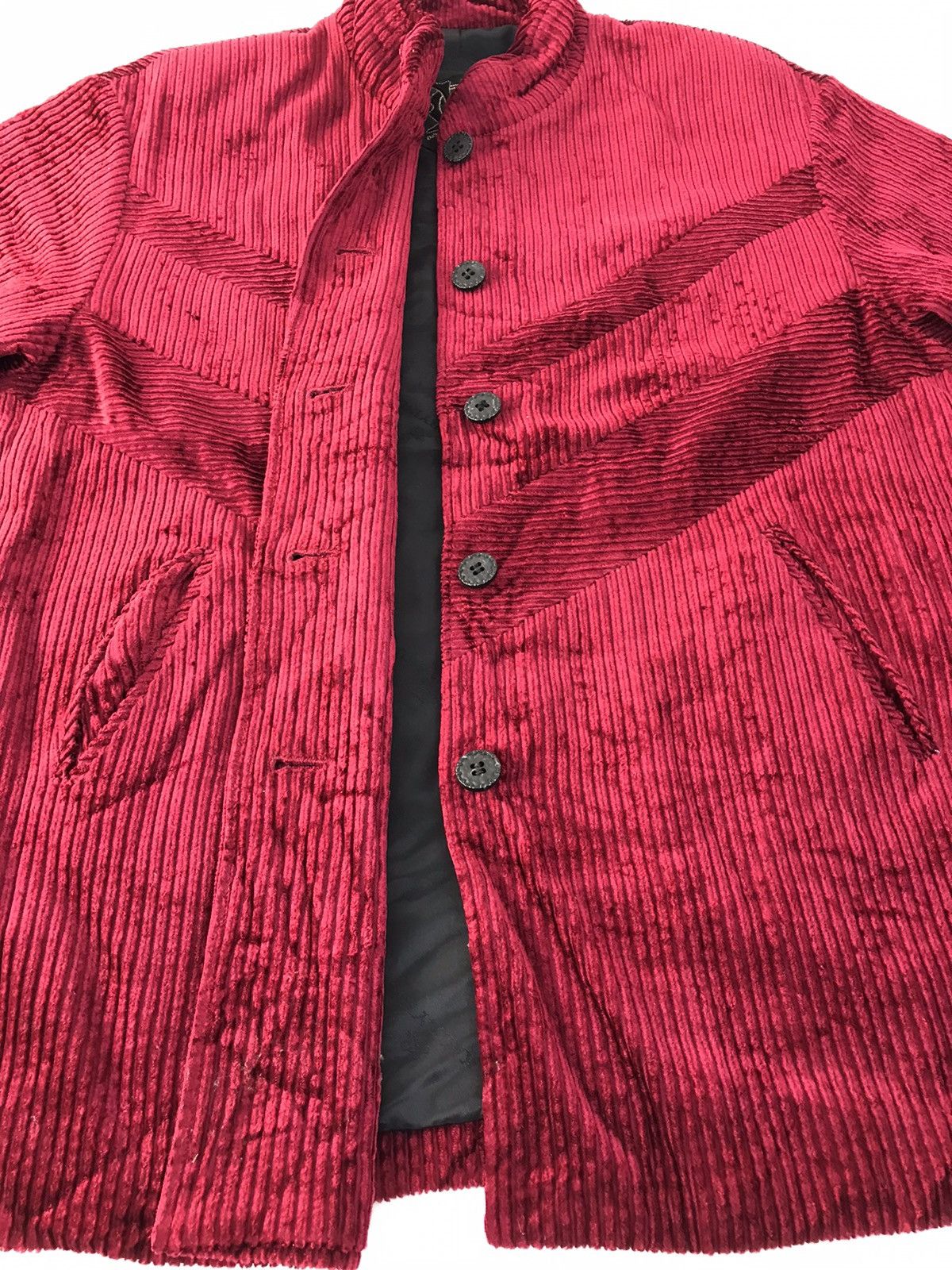 Designer × Vintage 90s Kaoryinu Depuis 1967 Corduroy Trench Coat Jacket Size US L / EU 52-54 / 3 - 4 Thumbnail