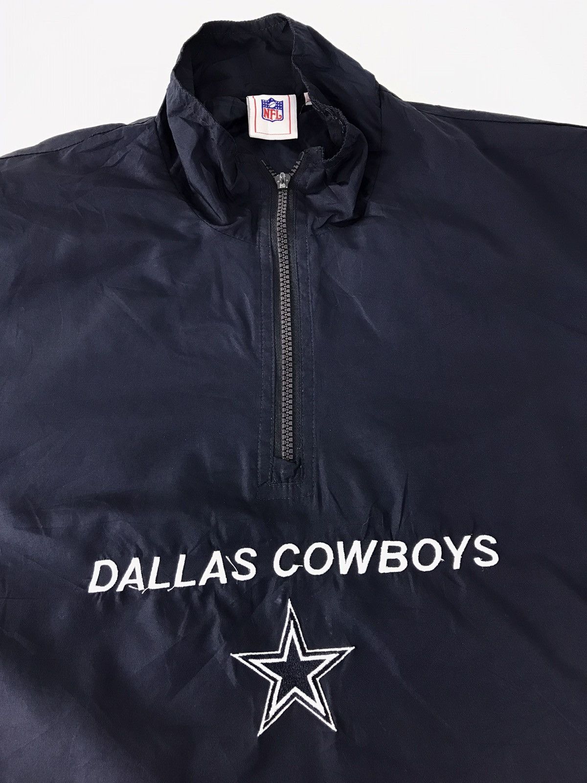 NHL × Vintage NHL Dallas Cowboys Quilted Jacket Quilted Half Zip Design Size US XL / EU 56 / 4 - 4 Thumbnail