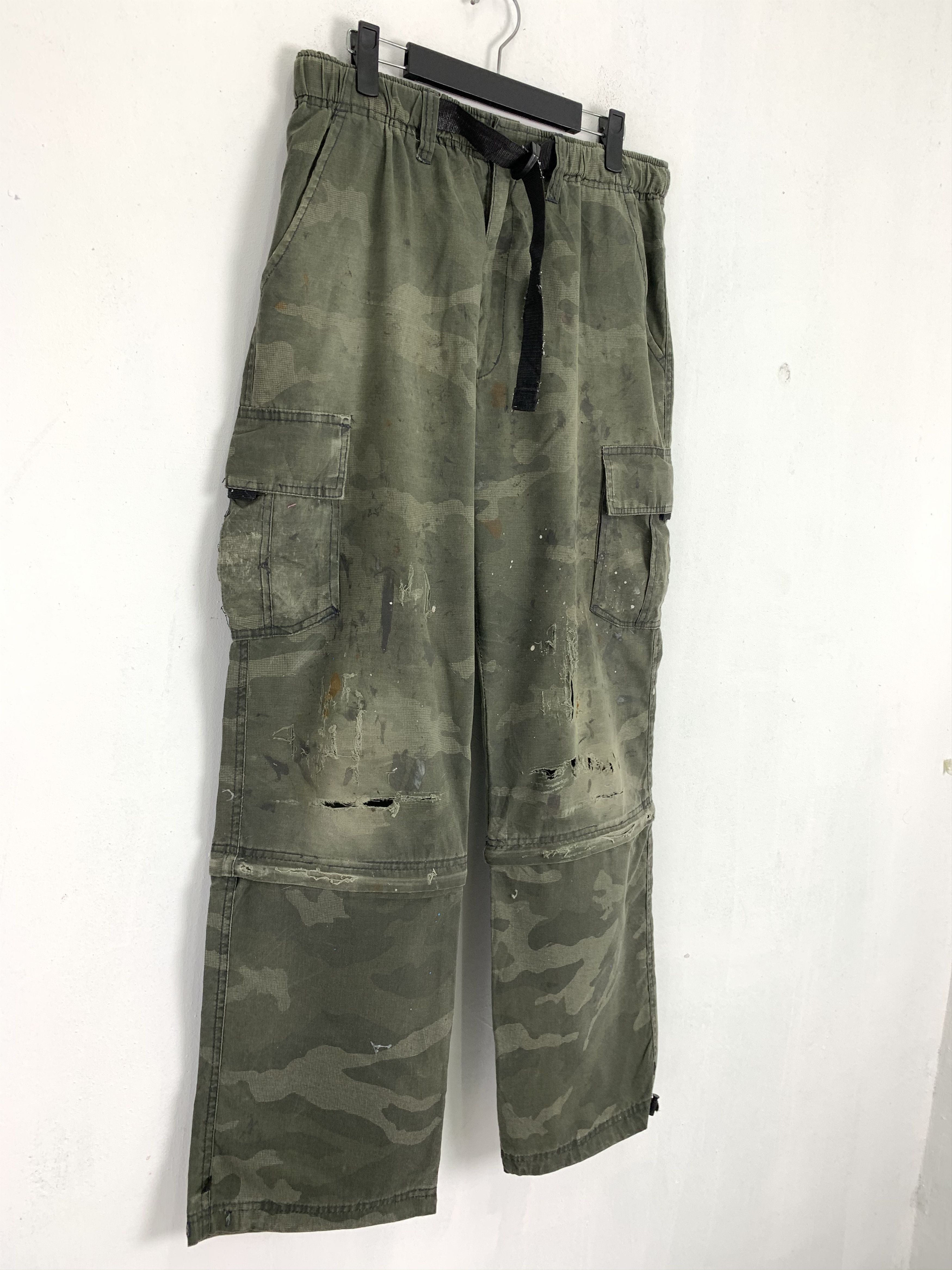 Japanese Brand Cargo Pants Army Distressed Military Streetwear Vintage Size US 30 / EU 46 - 9 Thumbnail