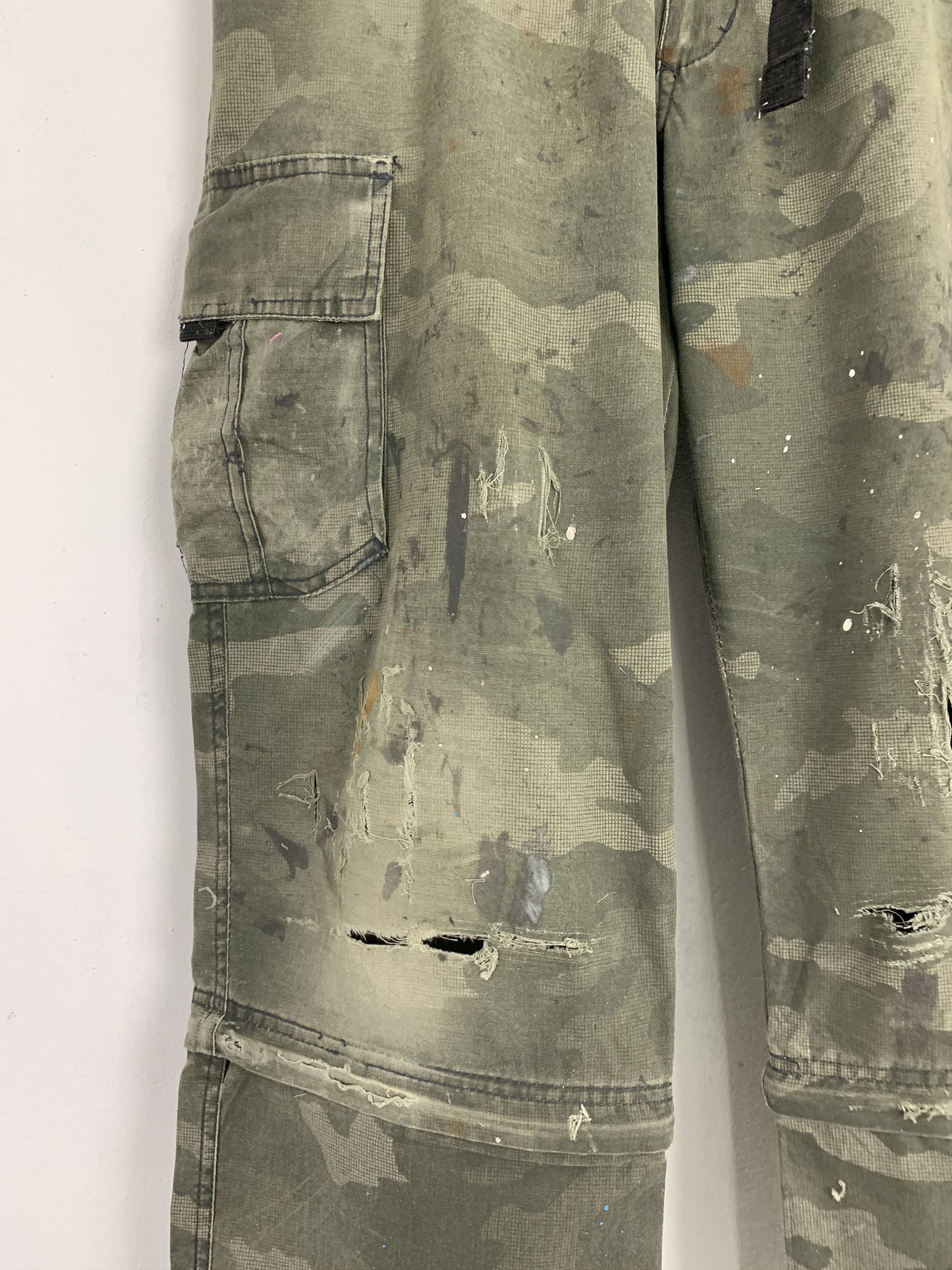 Japanese Brand Cargo Pants Army Distressed Military Streetwear Vintage Size US 30 / EU 46 - 3 Thumbnail