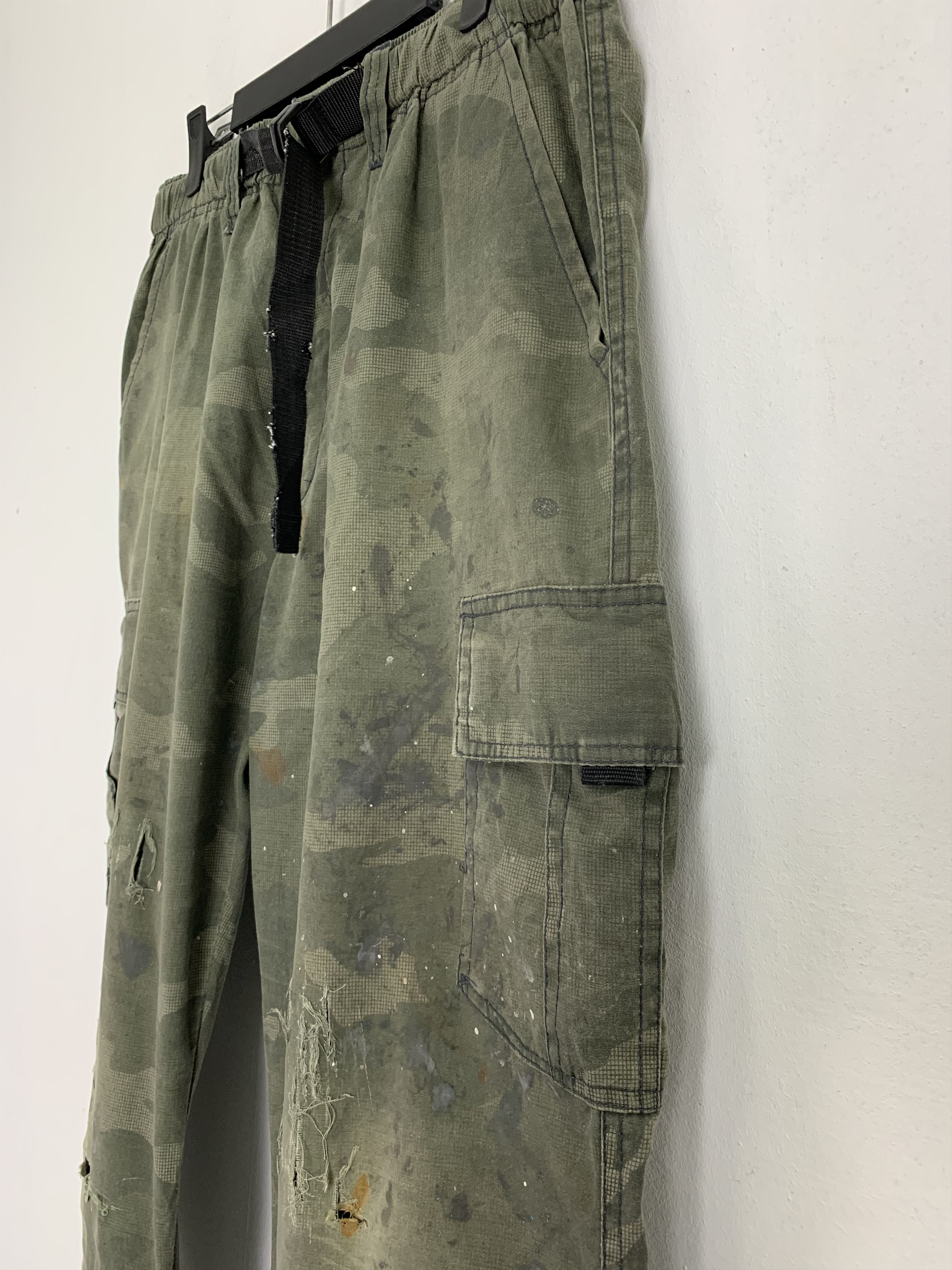Japanese Brand Cargo Pants Army Distressed Military Streetwear Vintage Size US 30 / EU 46 - 6 Thumbnail