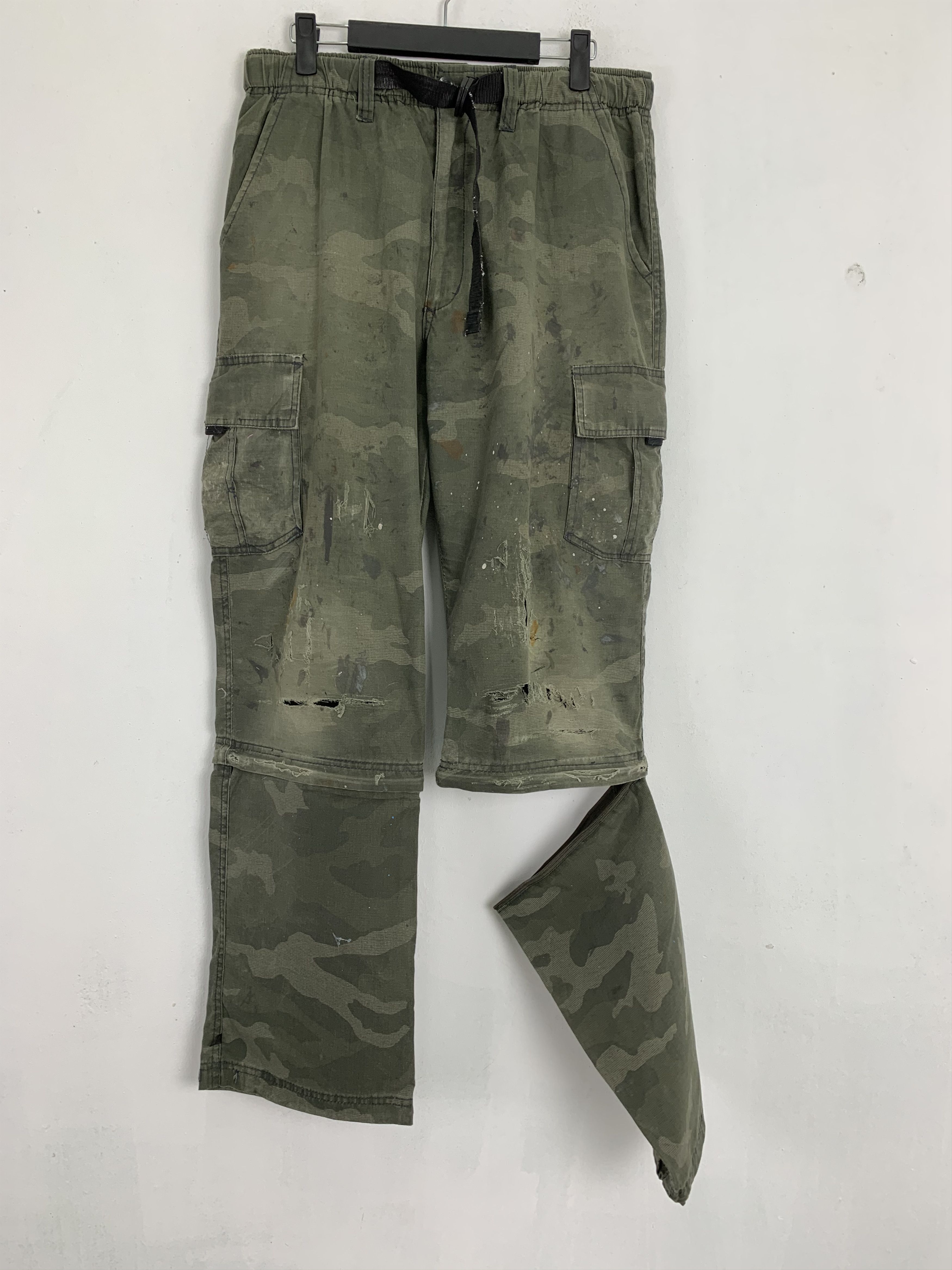 Japanese Brand Cargo Pants Army Distressed Military Streetwear Vintage Size US 30 / EU 46 - 7 Thumbnail
