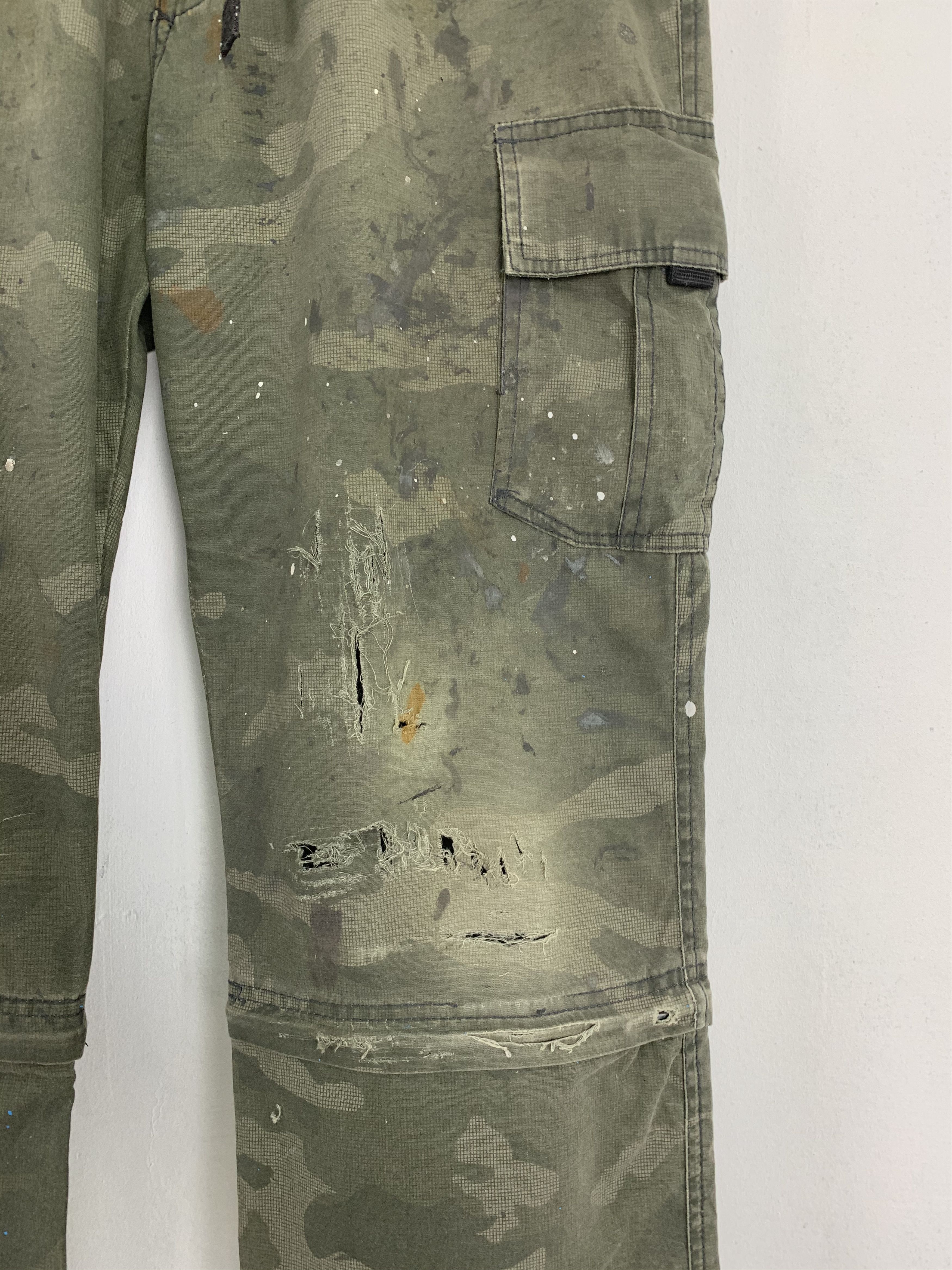 Japanese Brand Cargo Pants Army Distressed Military Streetwear Vintage Size US 30 / EU 46 - 4 Thumbnail