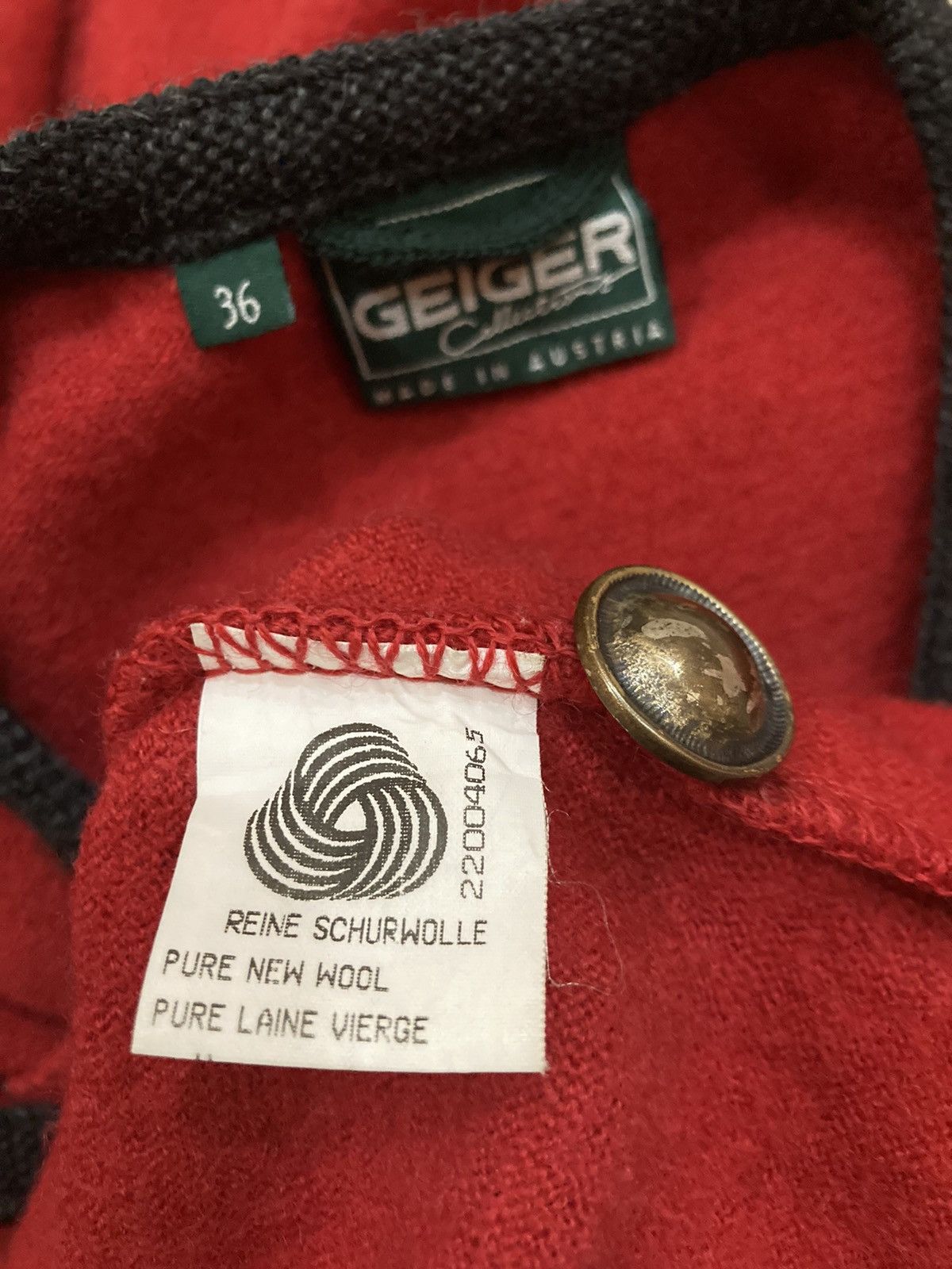 Designer Geiger Collections Wool Jacket Size US M / EU 48-50 / 2 - 7 Thumbnail