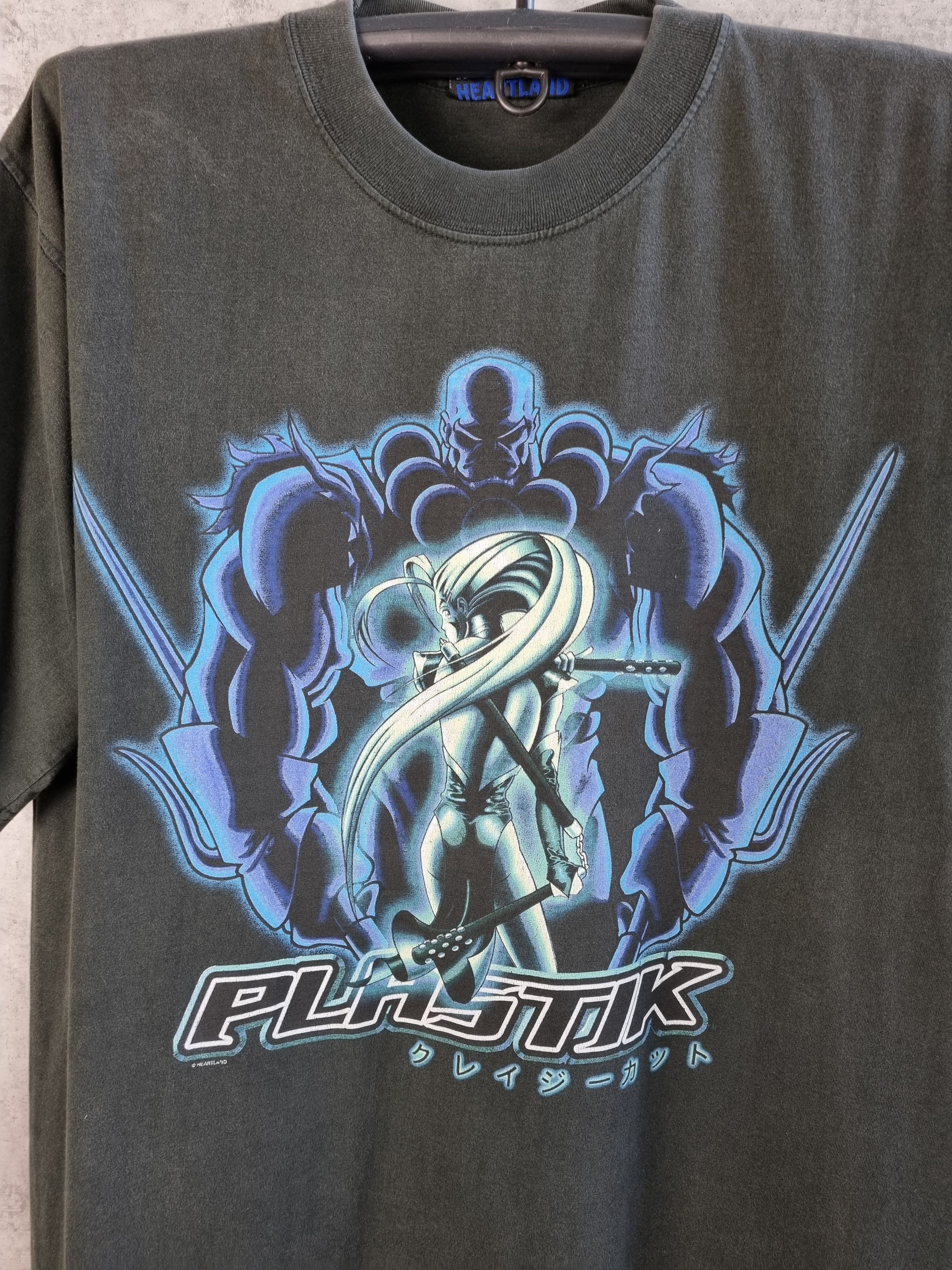 Anime × Cartoon Network × Vintage Rare Anima 90s PLASTIK Vintage Tee shirt Size US L / EU 52-54 / 3 - 4 Thumbnail