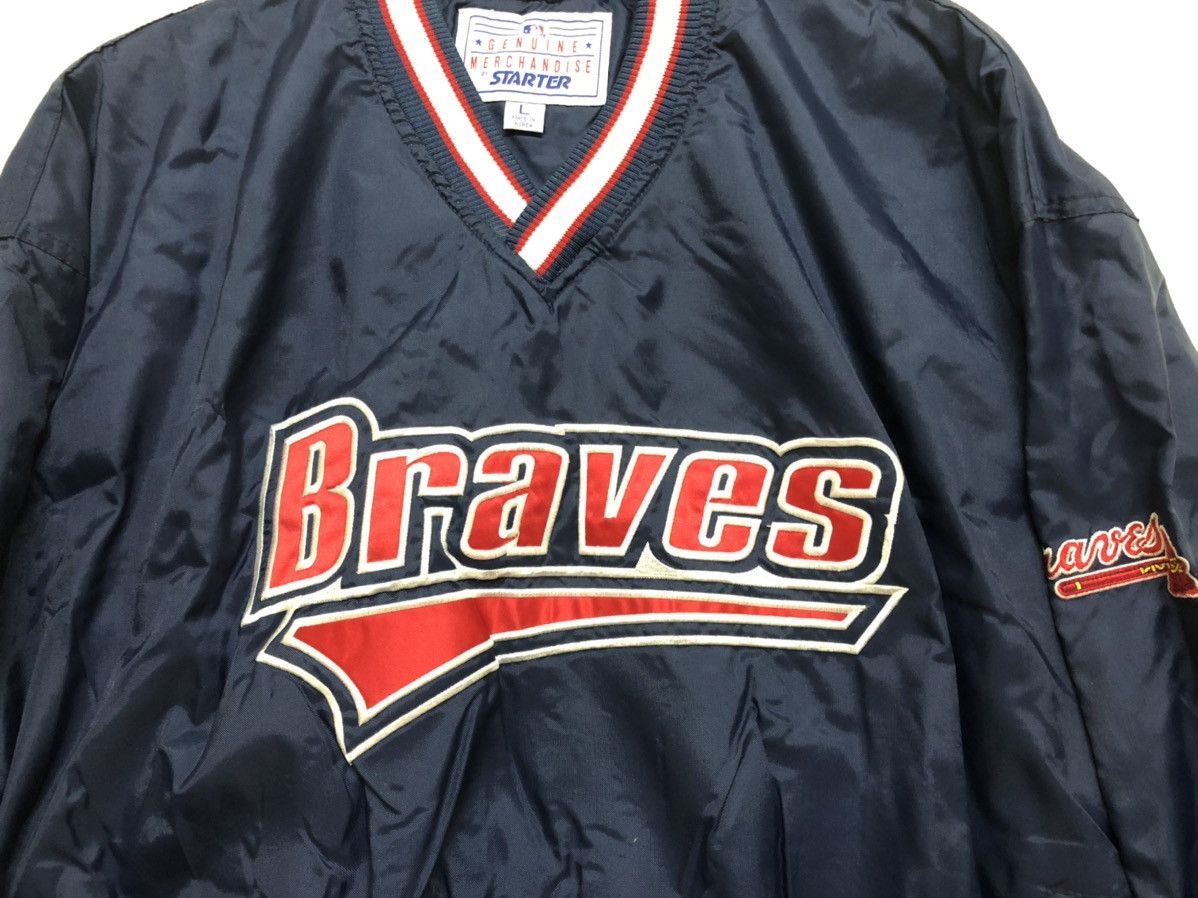 Starter × Vintage STARTER Atlanta BRAVES MAJOR LEAGUE BASEBALL Size US L / EU 52-54 / 3 - 3 Thumbnail