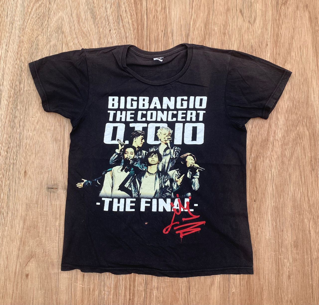 image of Band Tees Tee D - 24 Bigbang in Black, Men's (Size Medium)