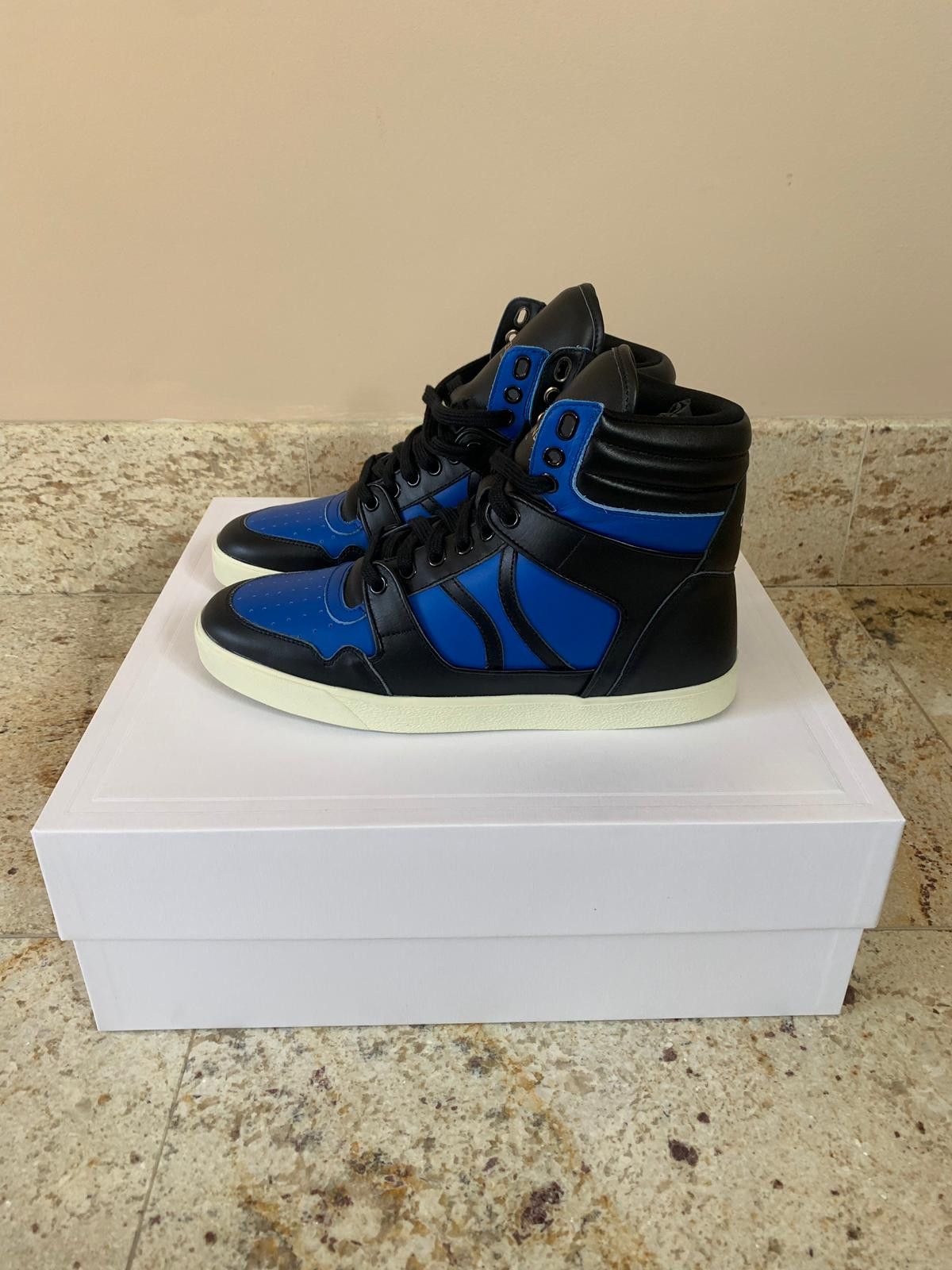 Celine Mid Top Brake Sneaker in Black & Blue Size US 8 / EU 41 - 2 Thumbnail