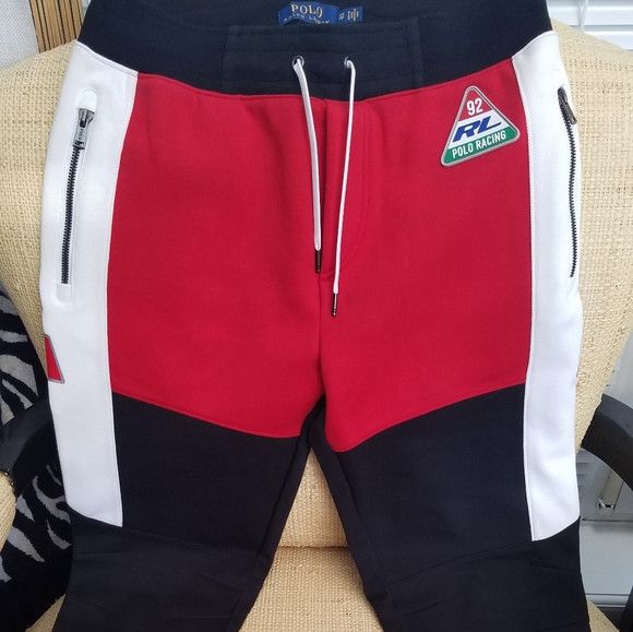 image of Polo Ralph Laurent Prl1 Mototrack Pants Size Xl, Men's